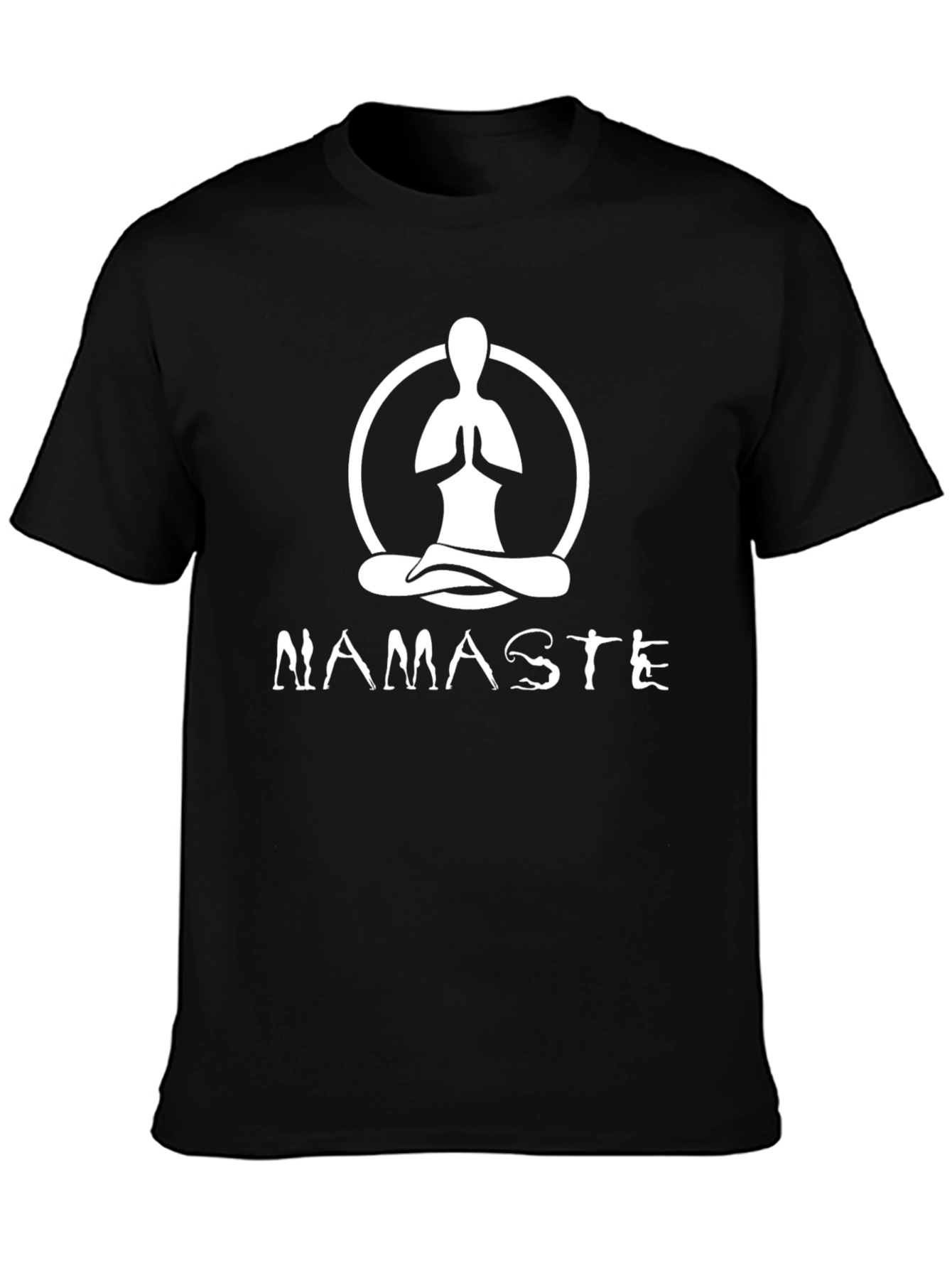 Namaste Yoga T-Shirt - Meditative Design