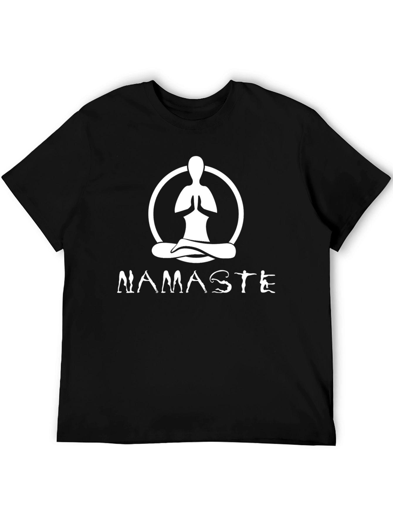 Namaste Yoga T-Shirt - Meditative Design