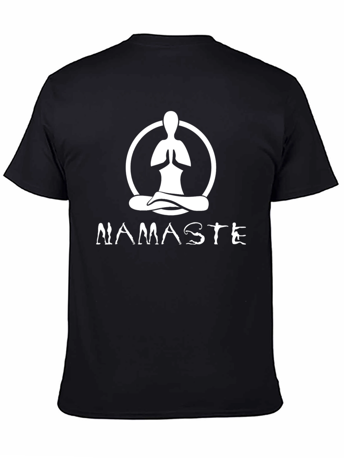Namaste Yoga T-Shirt - Meditative Design
