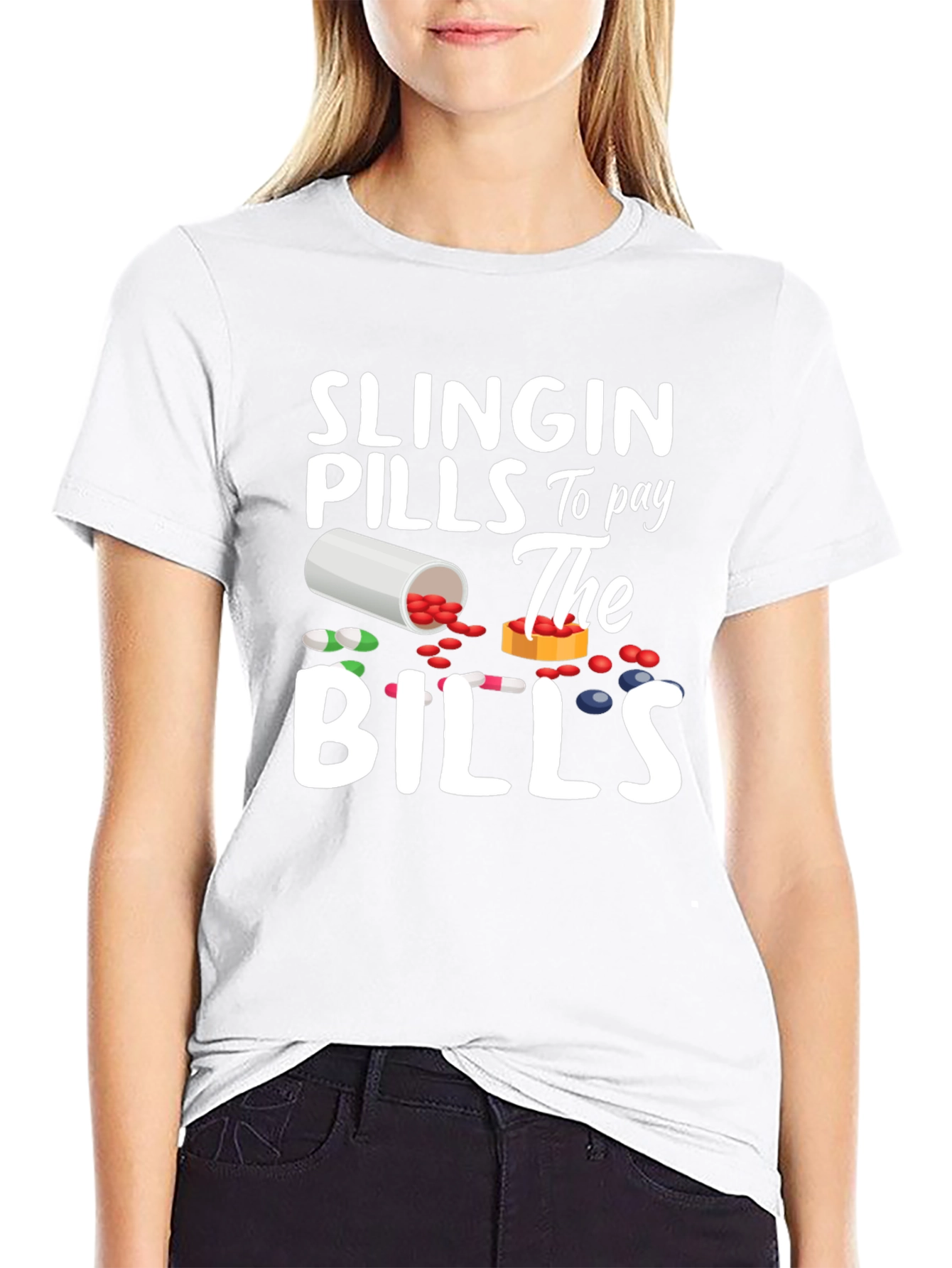 Slingin Pills T-Shirt - Funny Pharmacy Tee