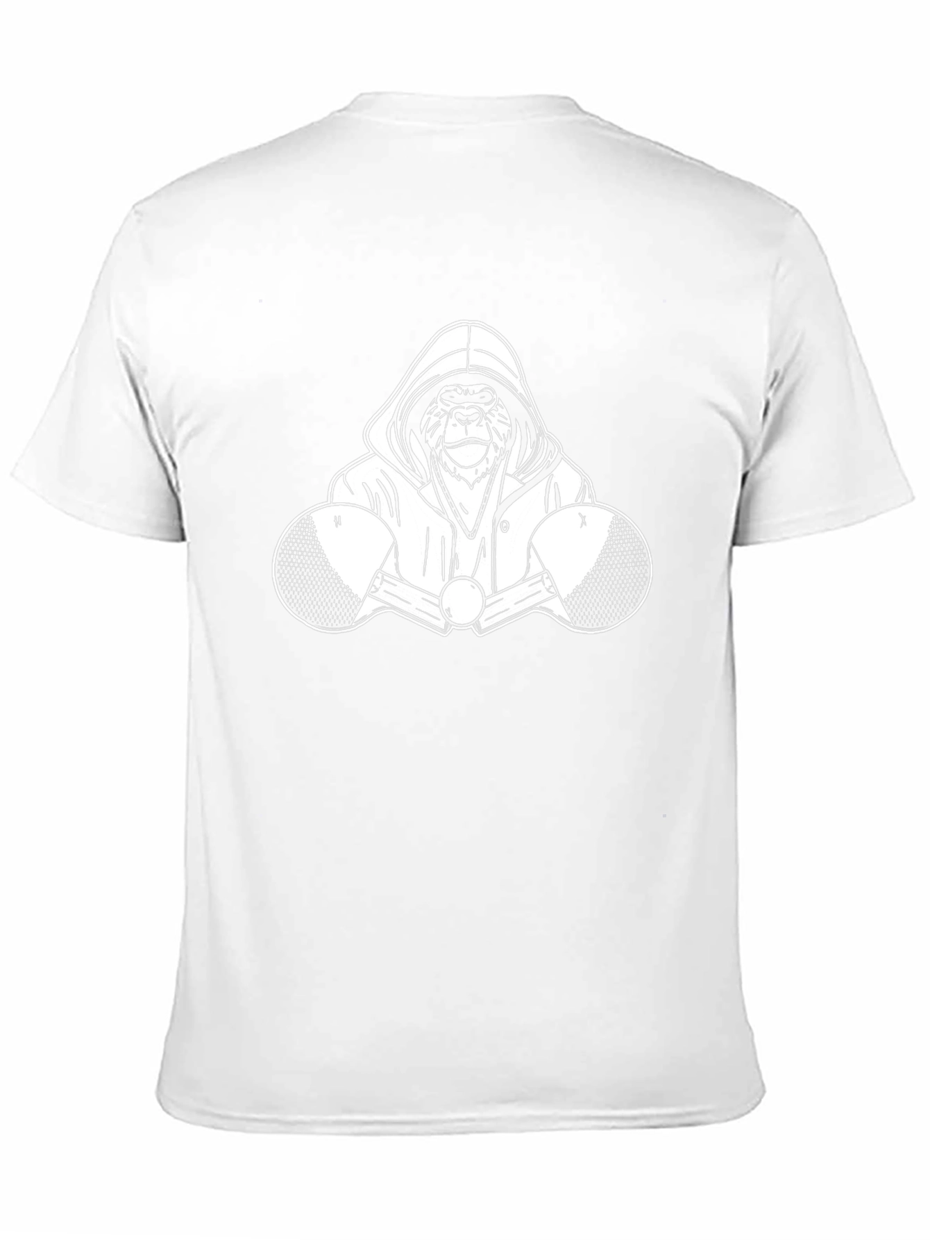 Cool Gorilla Boxer Graphic Tee - Black
