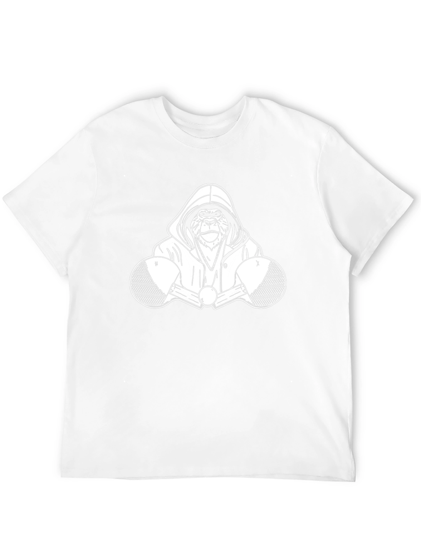 Cool Gorilla Boxer Graphic Tee - Black