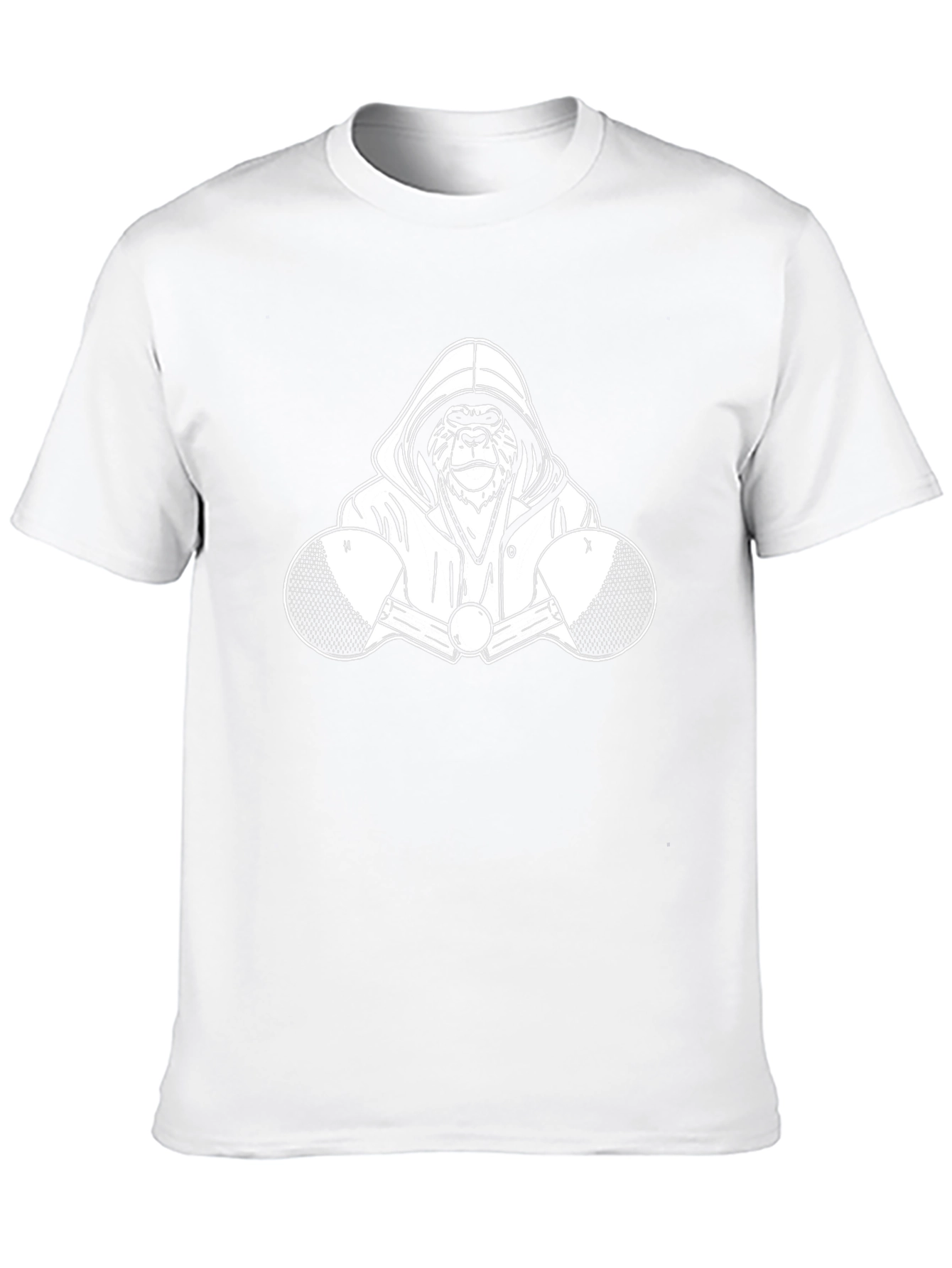 Cool Gorilla Boxer Graphic Tee - Black