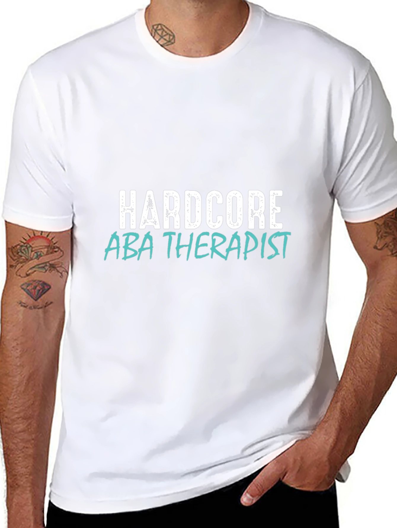 Hardcore ABA Therapist Graphic T-Shirt