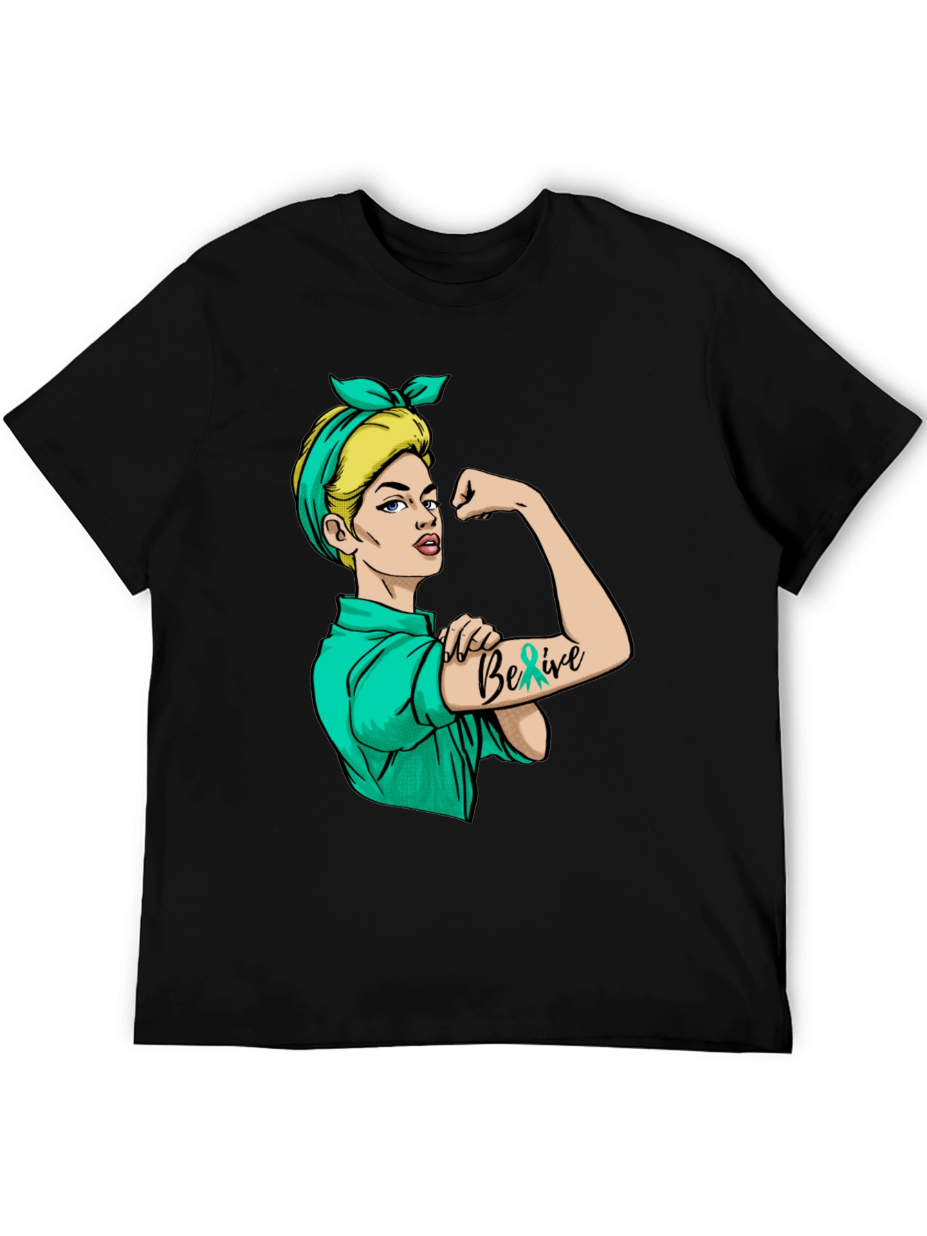 Rosie the Riveter Believe Graphic T-Shirt