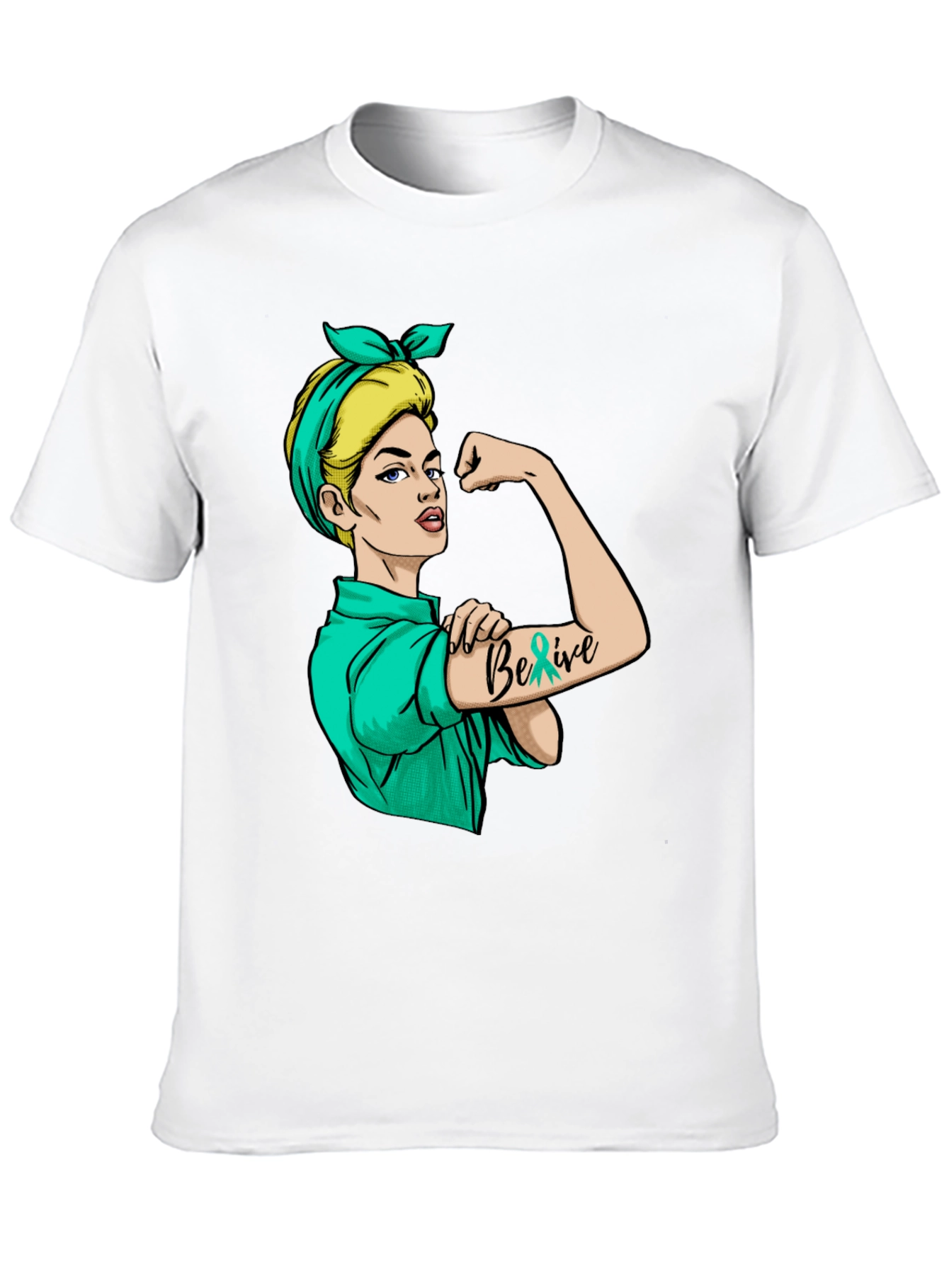 Rosie the Riveter Believe Graphic T-Shirt