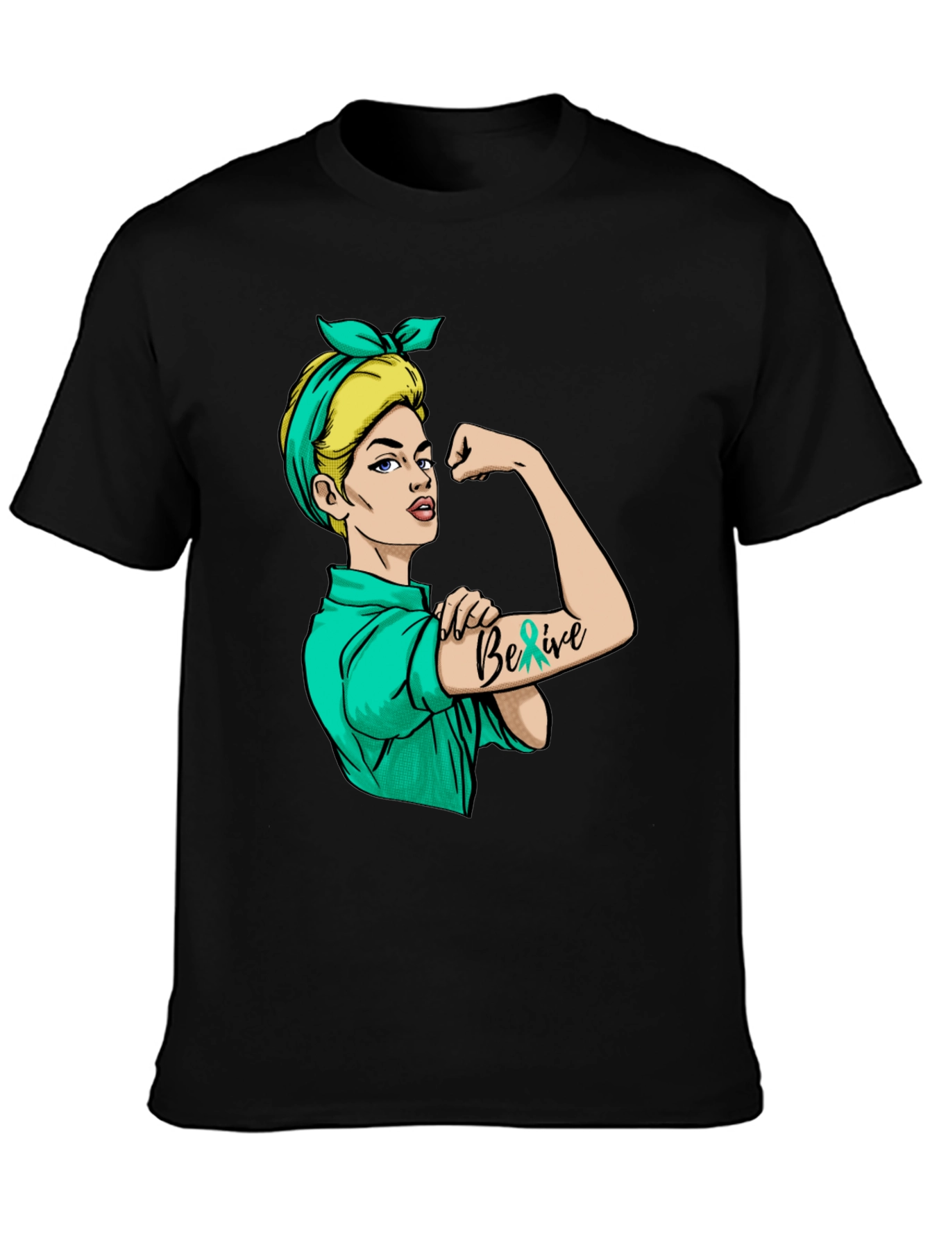 Rosie the Riveter Believe Graphic T-Shirt