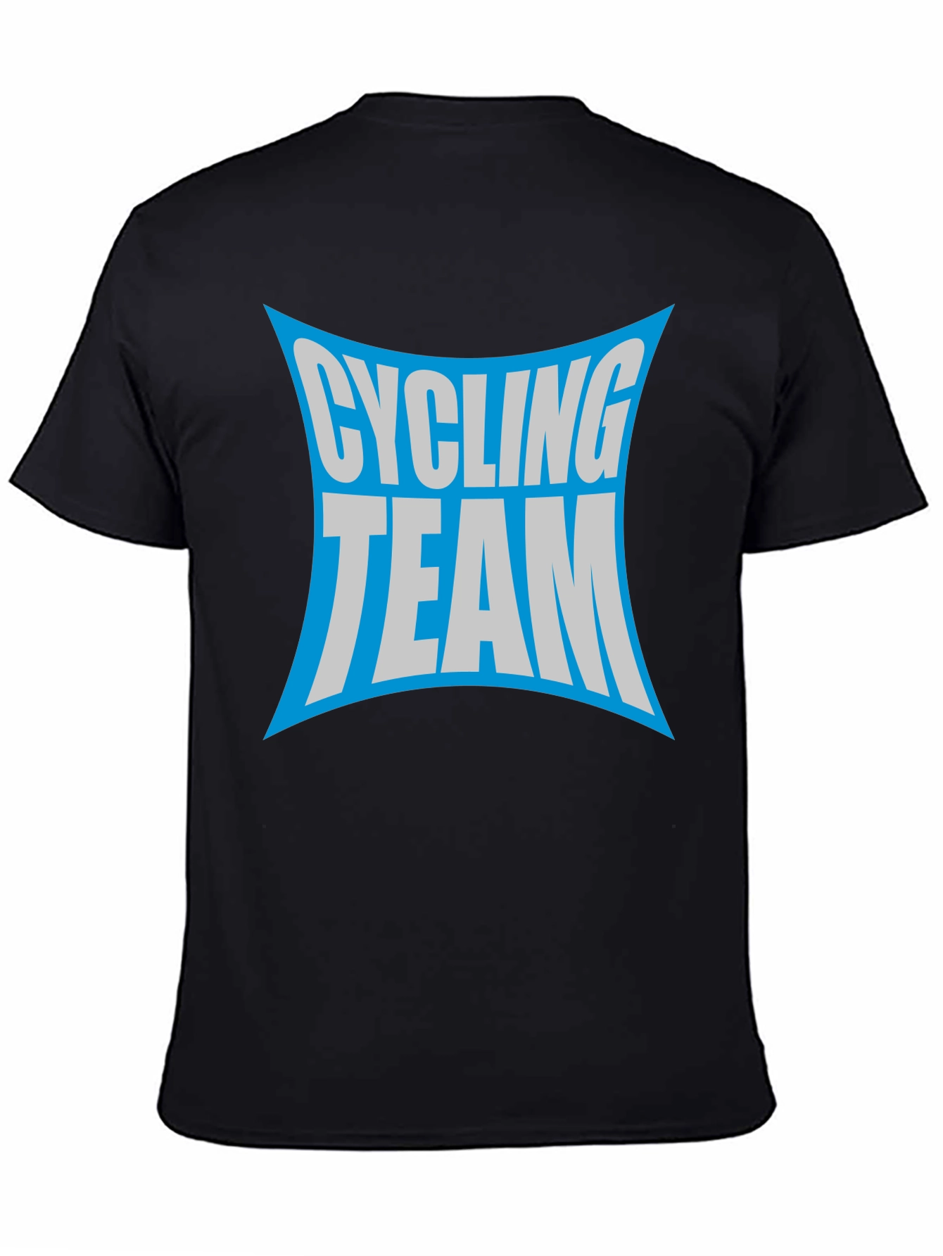 Cycling Team Graphic T-Shirt - Black