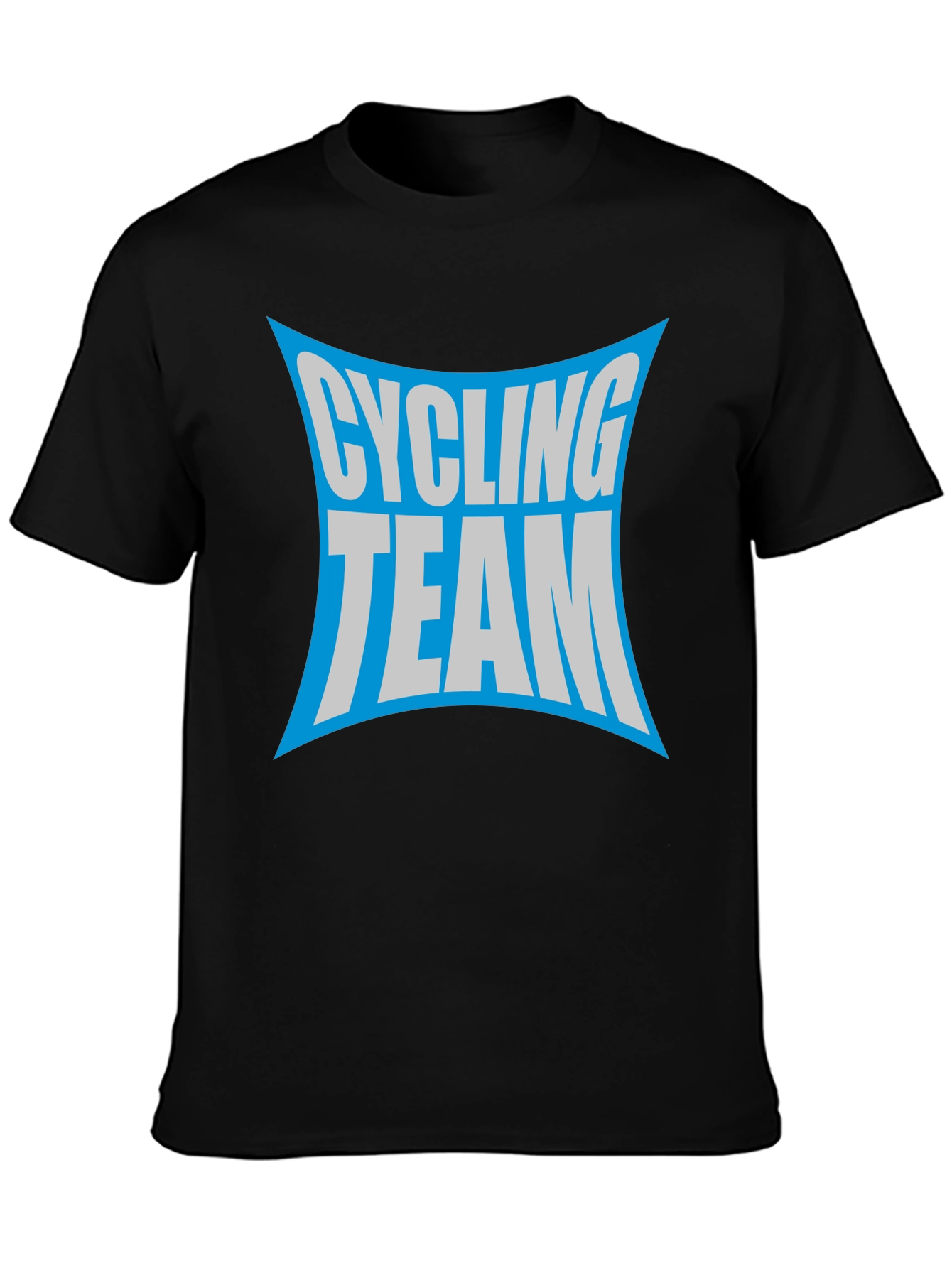 Cycling Team Graphic T-Shirt - Black