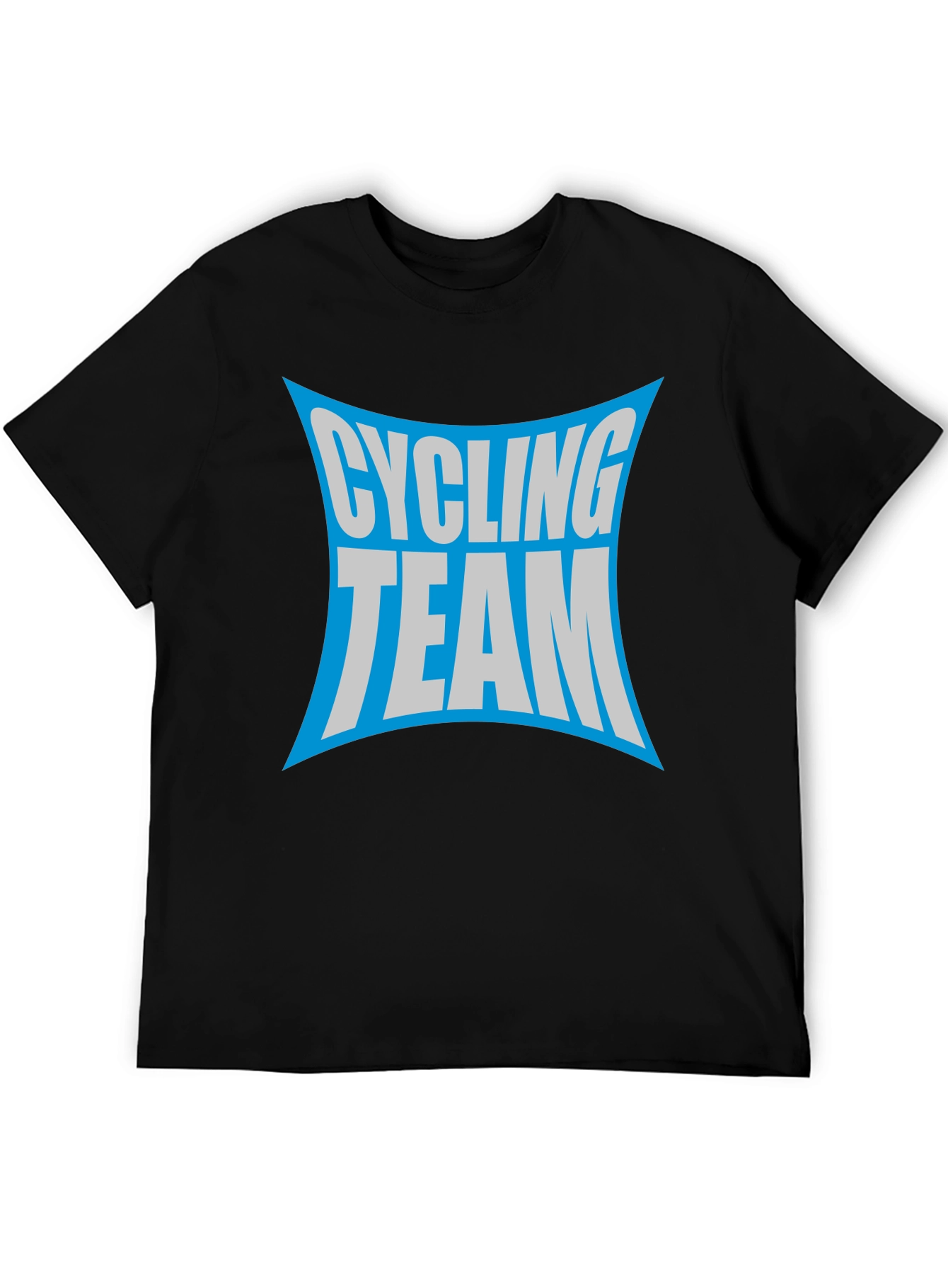 Cycling Team Graphic T-Shirt - Black