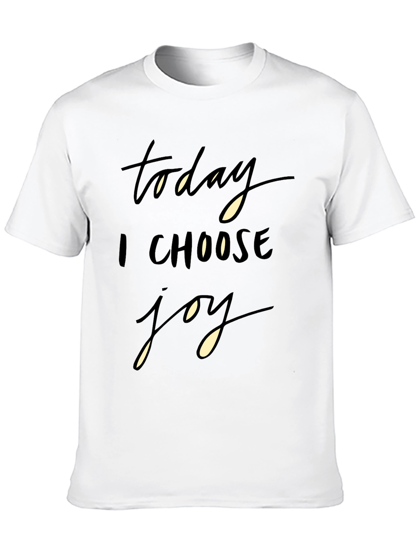 Today I Choose Joy Black Graphic Tee