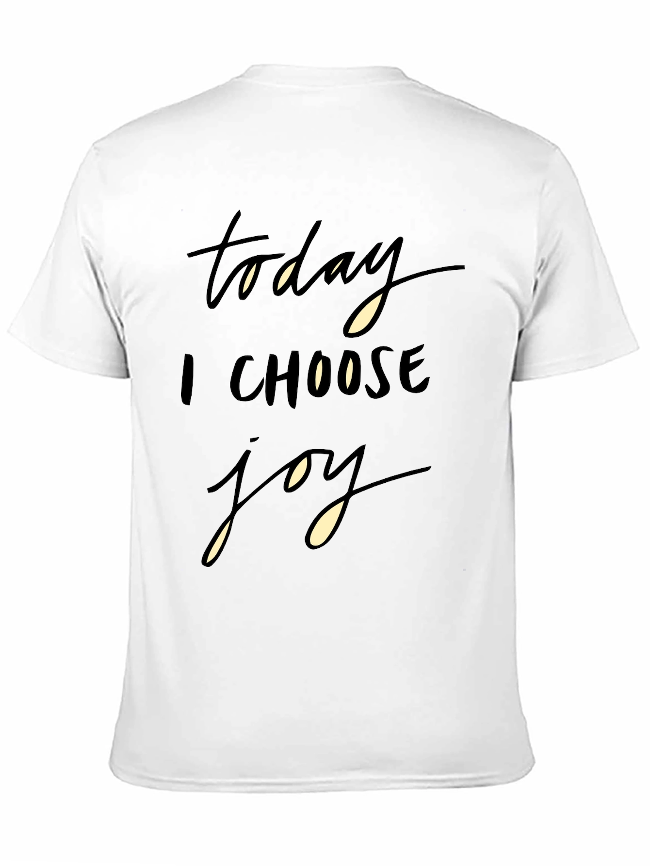 Today I Choose Joy Black Graphic Tee