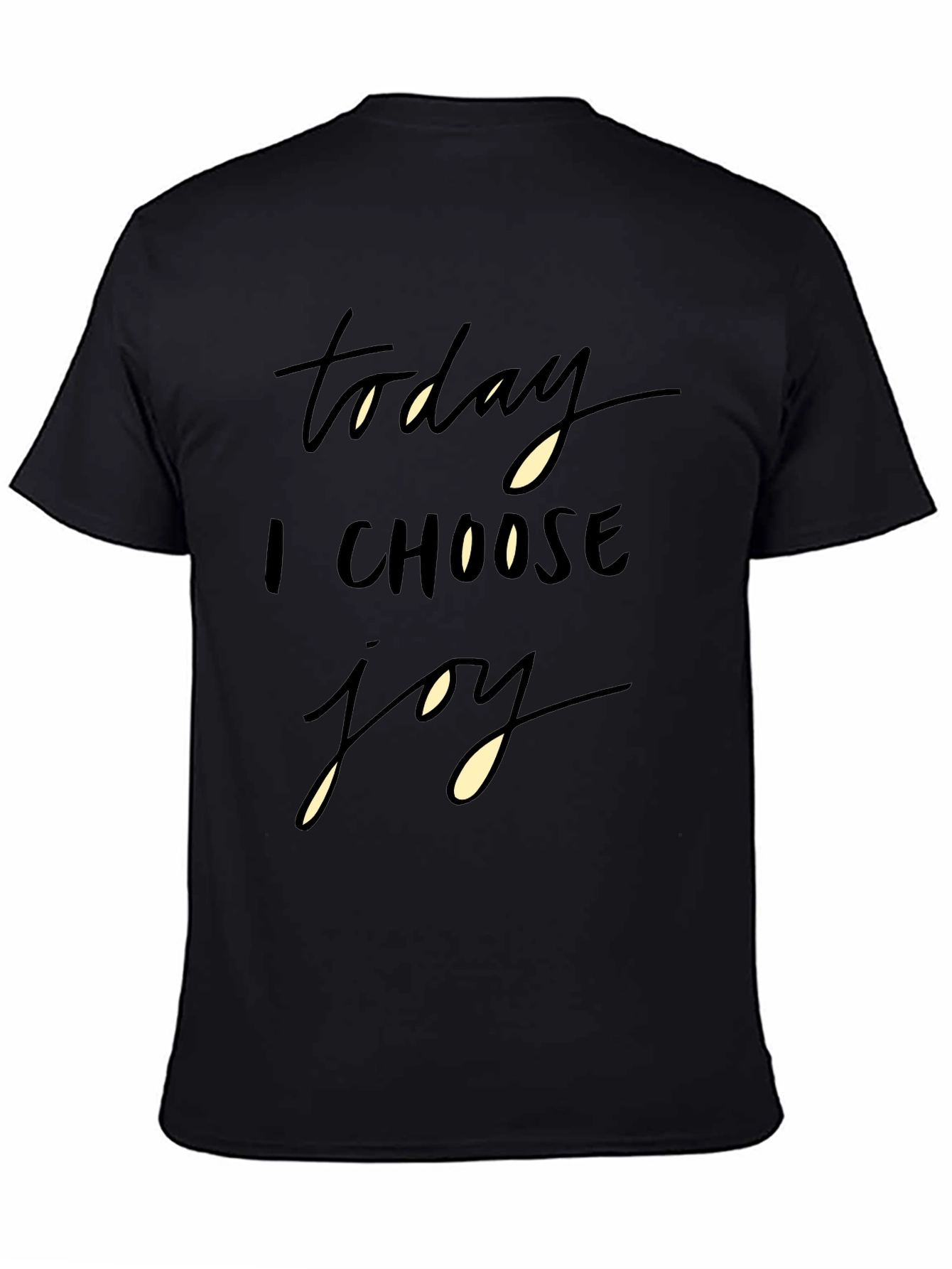 Today I Choose Joy Black Graphic Tee