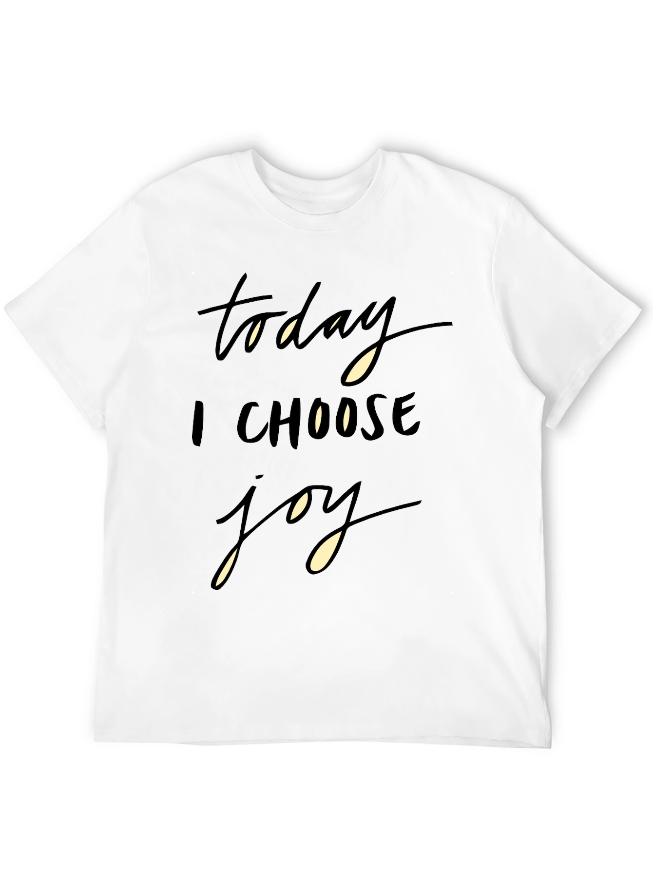 Today I Choose Joy Black Graphic Tee
