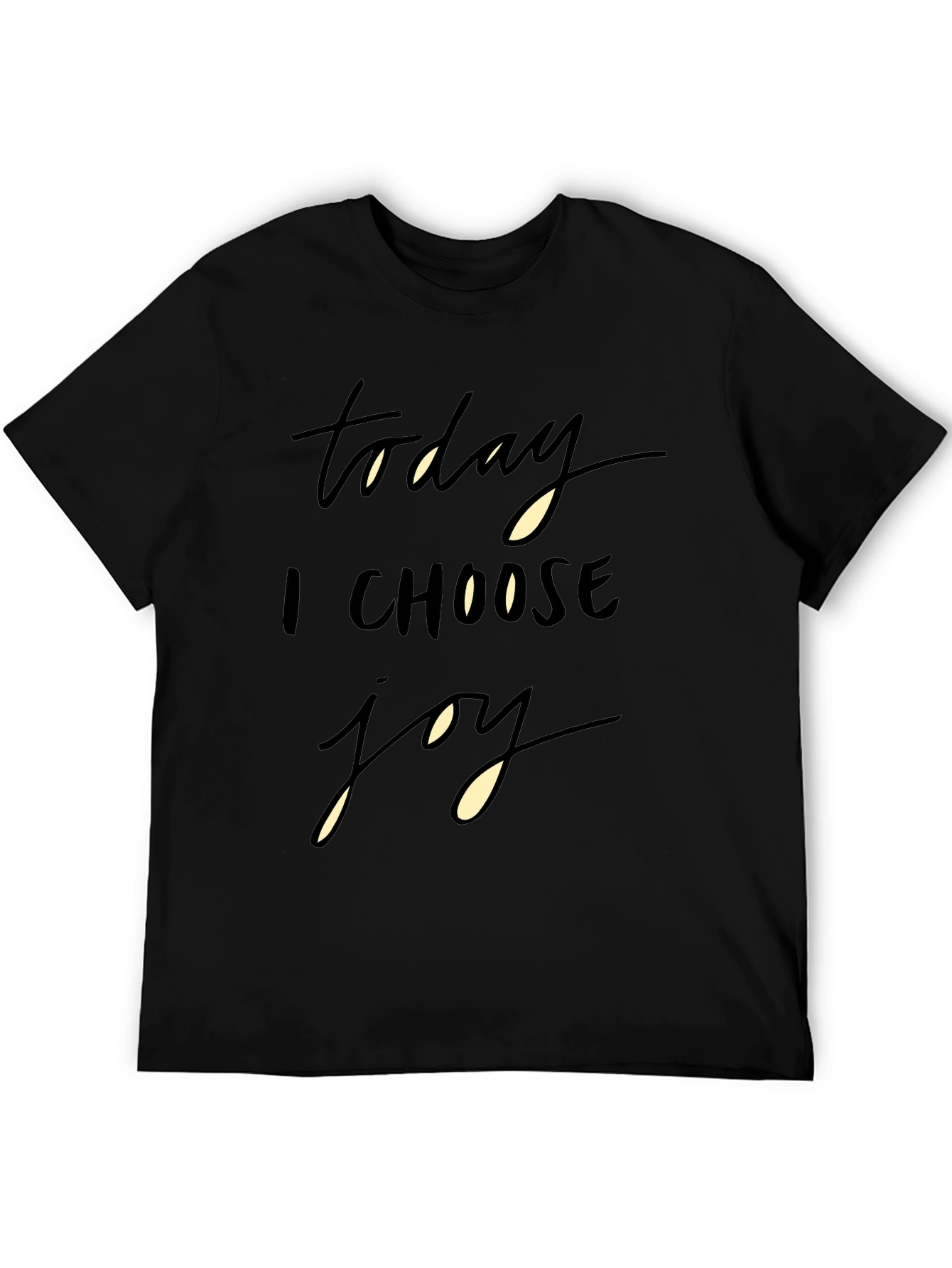 Today I Choose Joy Black Graphic Tee