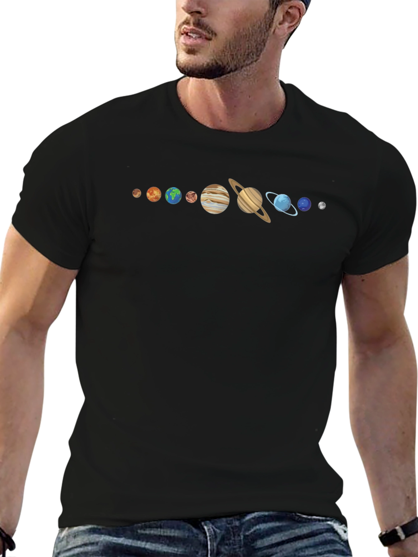 Planets Graphic T-Shirt - Solar System Tee