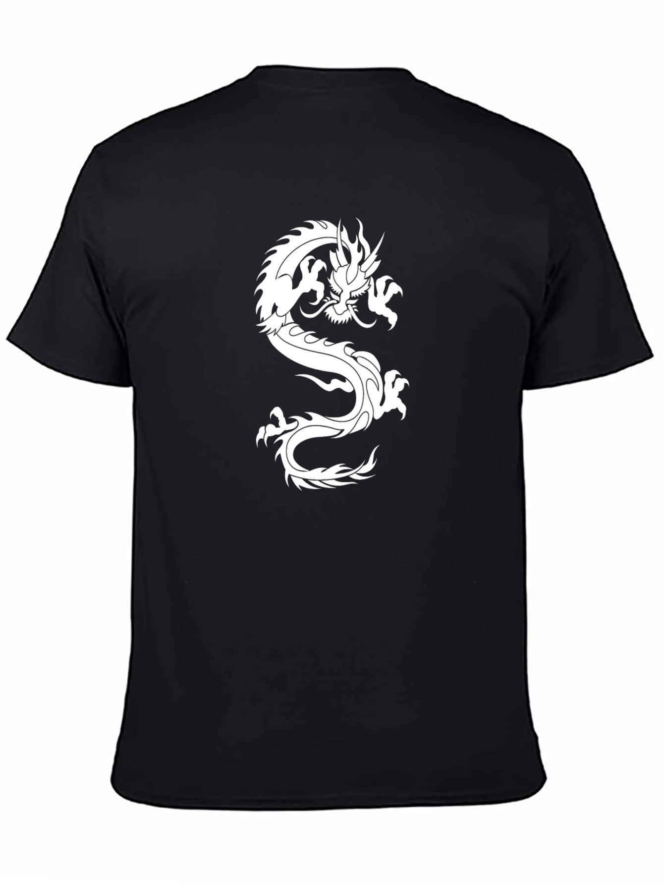 Black Dragon Graphic Tee - Stylish Mens Casual Shirt
