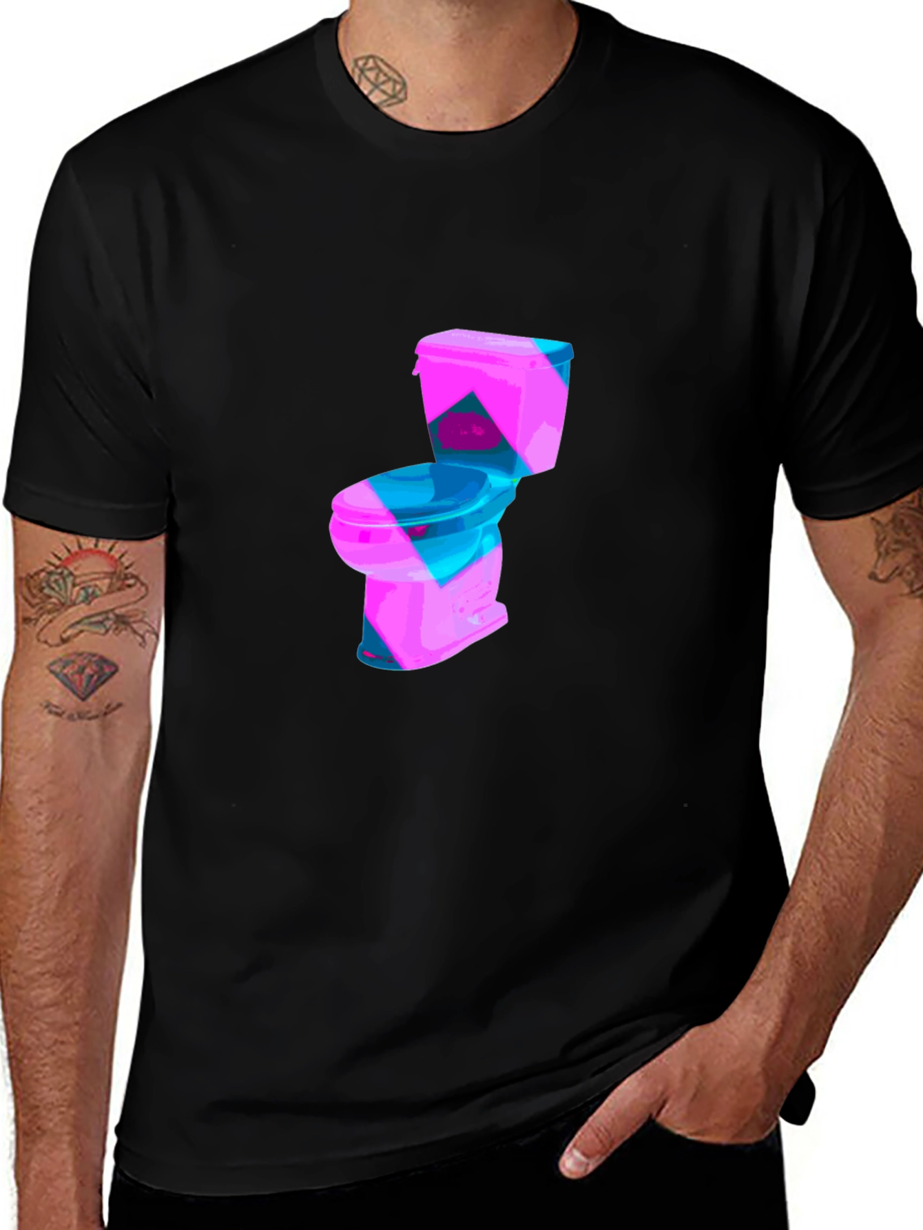 Toilet Graphic Tee - Funky Mens T-Shirt