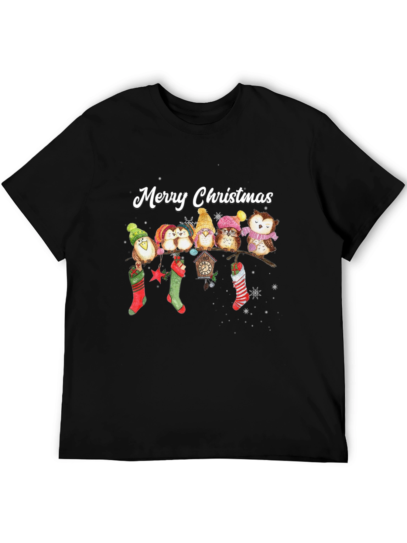 Merry Christmas Owl T-Shirt