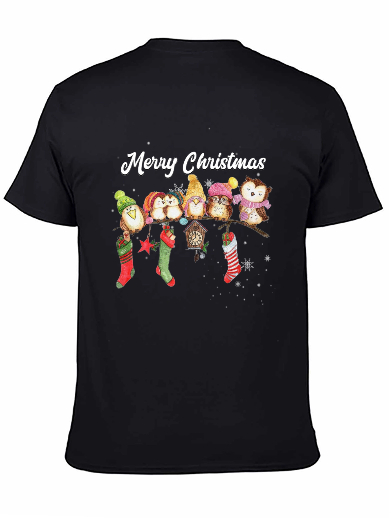 Merry Christmas Owl T-Shirt