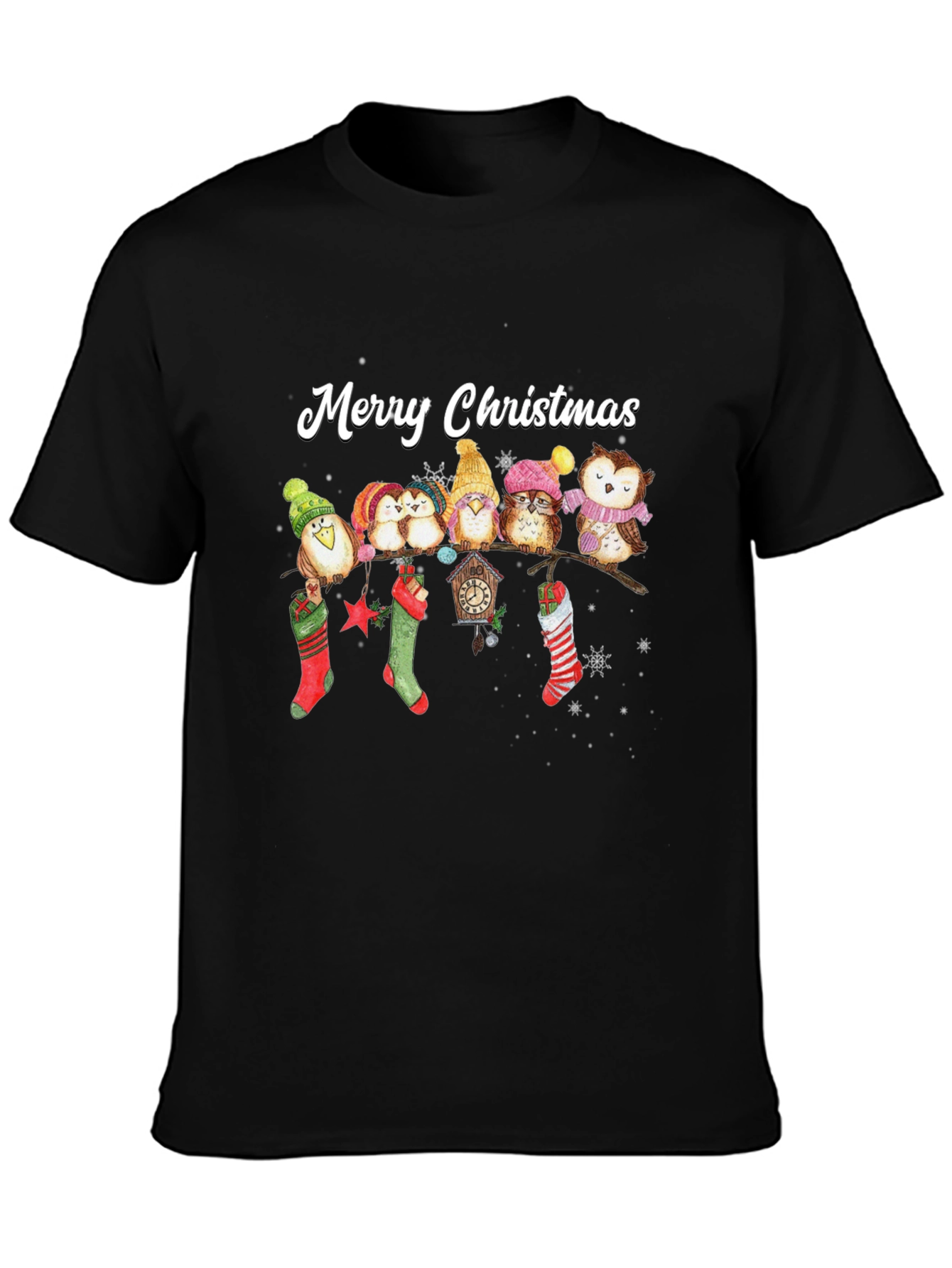 Merry Christmas Owl T-Shirt