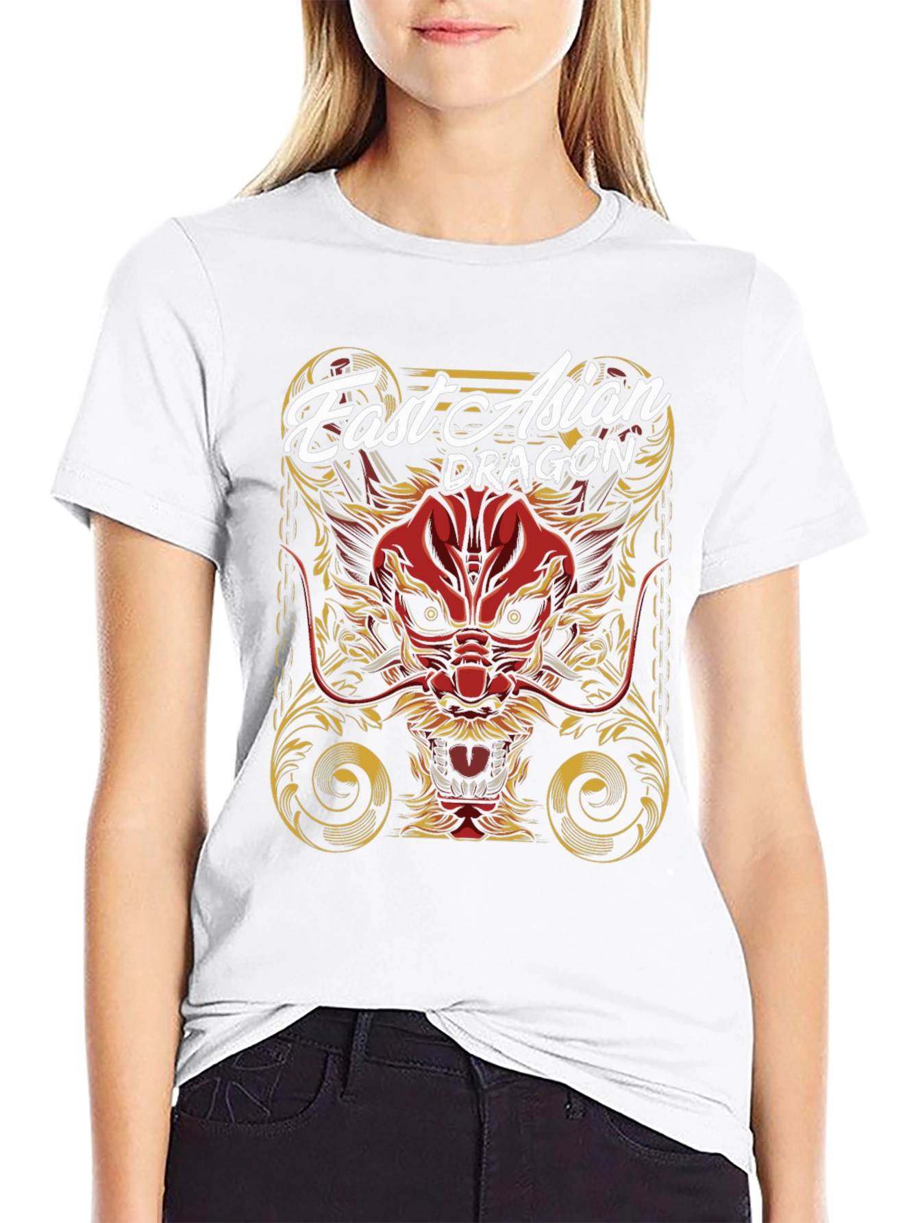 Fast Asian Dragon Graphic Tee