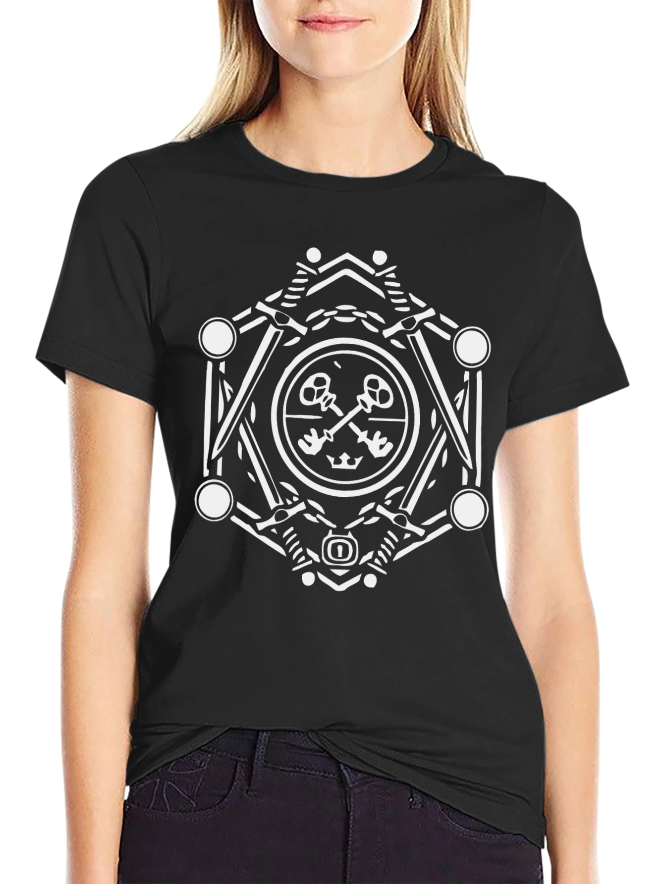 Hex Sword & Keys Graphic Tee