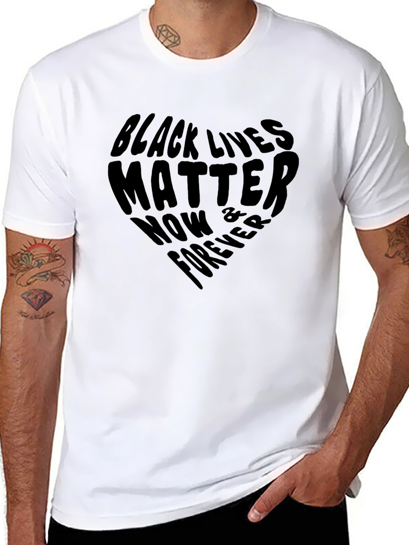 Black Lives Matter Heart T-Shirt