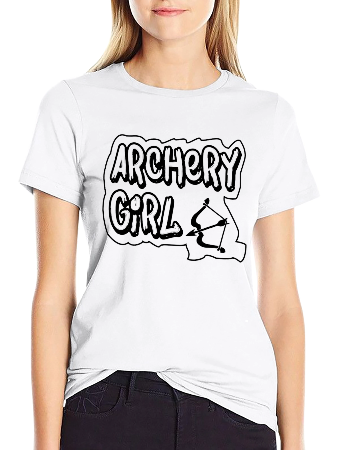 Archery Girl T-Shirt: Bow and Arrow Tee