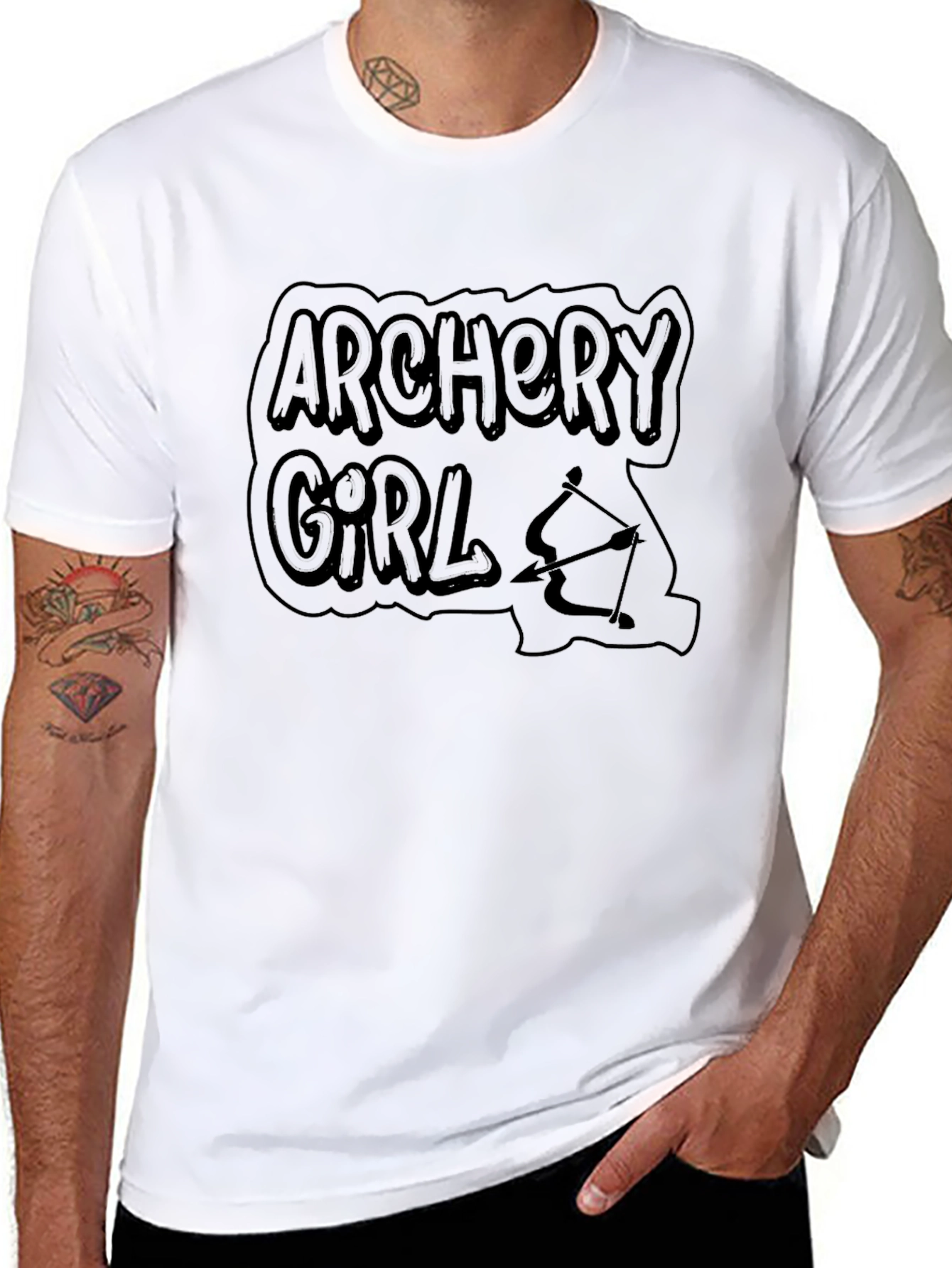 Archery Girl T-Shirt: Bow and Arrow Tee