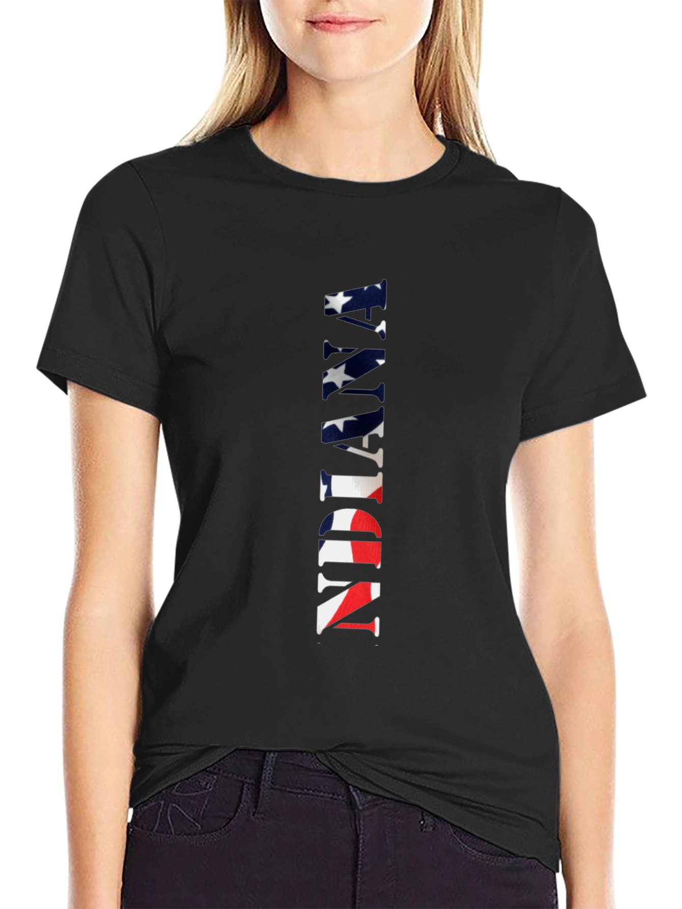 Indiana Flag T-Shirt Patriotic Pride
