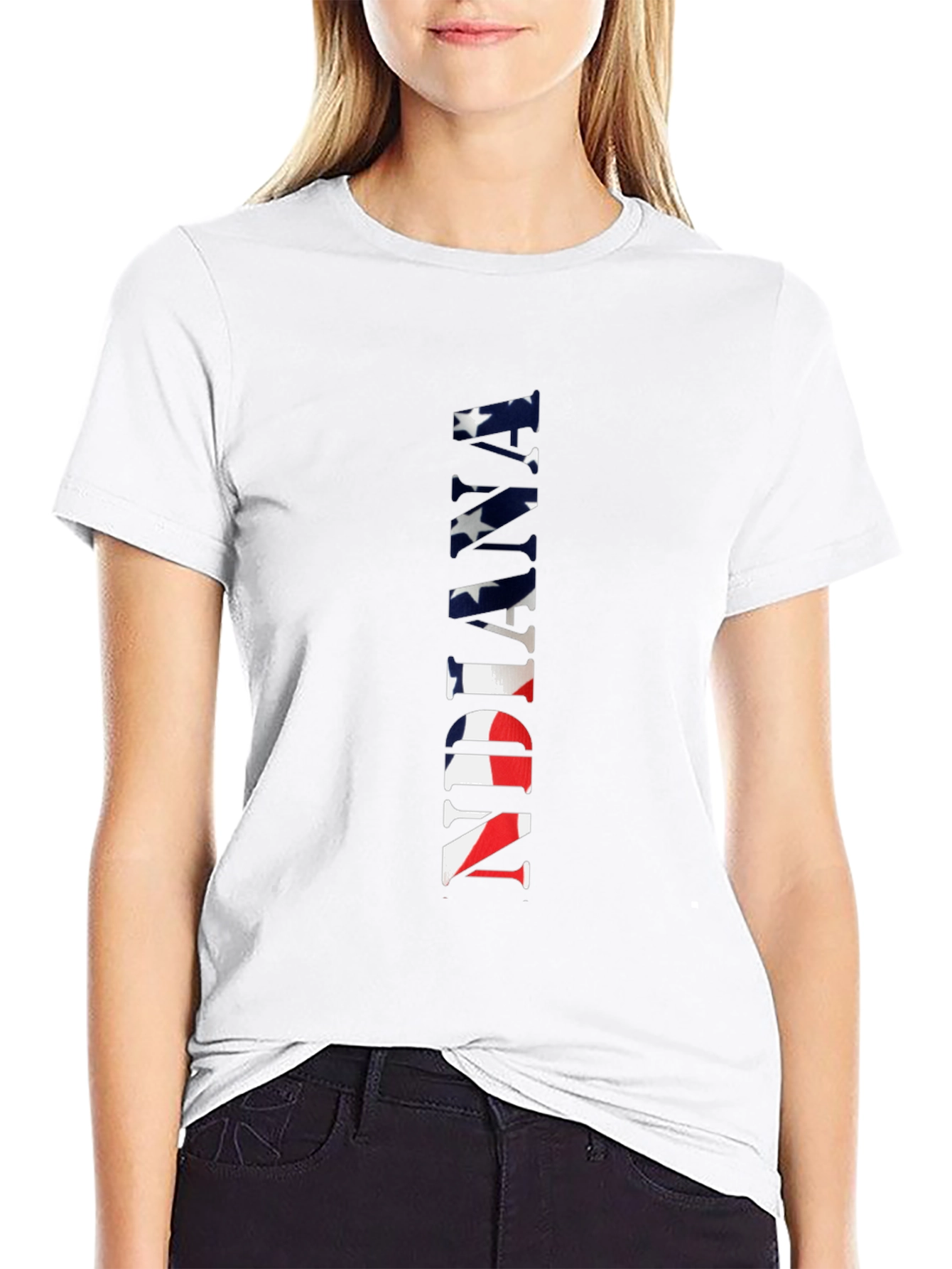 Indiana Flag T-Shirt Patriotic Pride