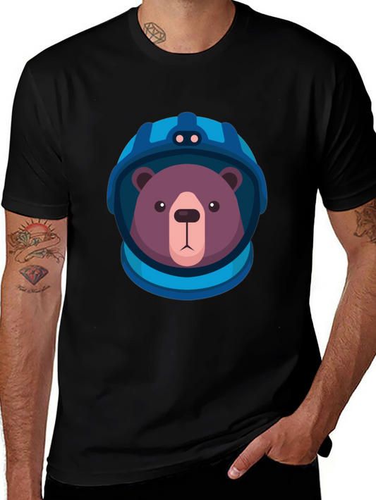Bear Astronaut Graphic Tee