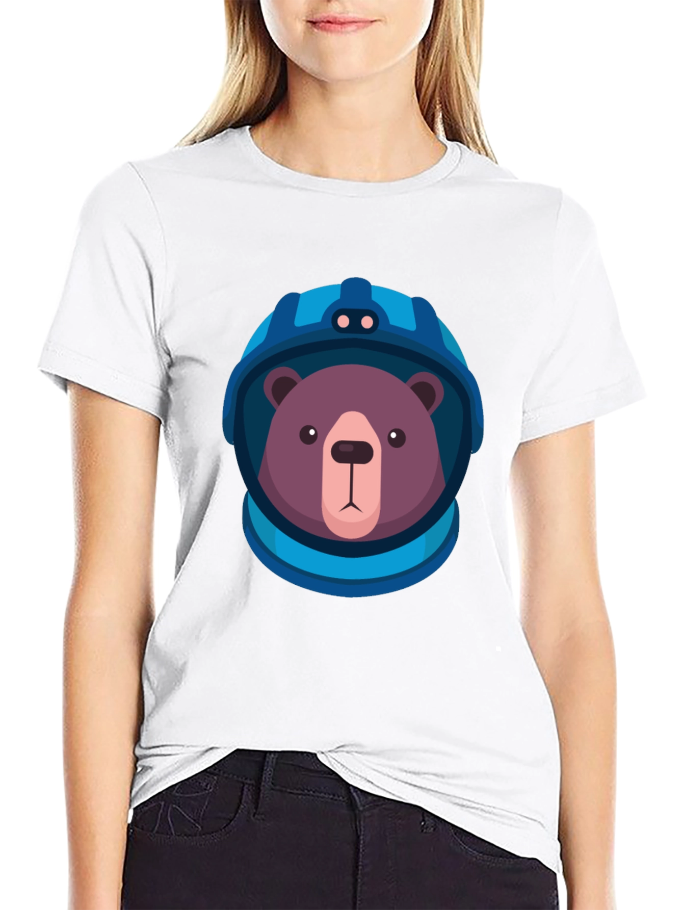 Bear Astronaut Graphic Tee