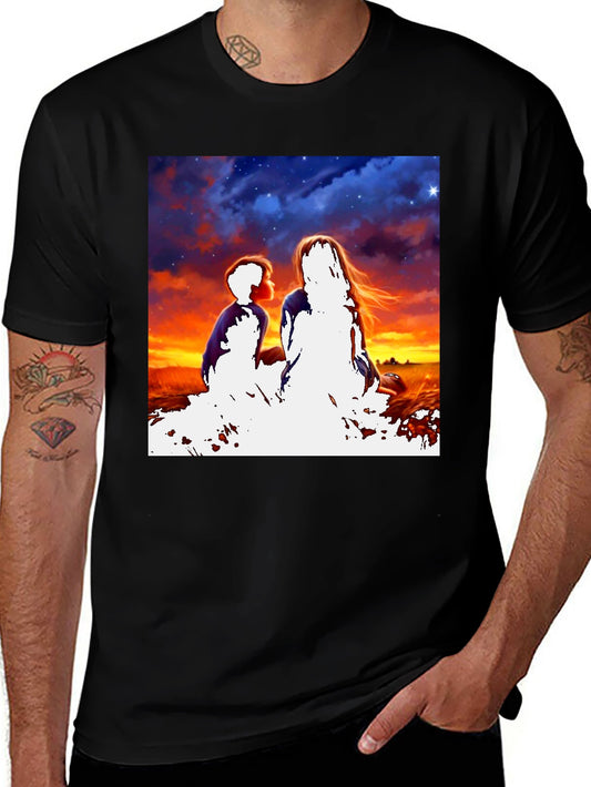 Sunset Silhouette Graphic Tee
