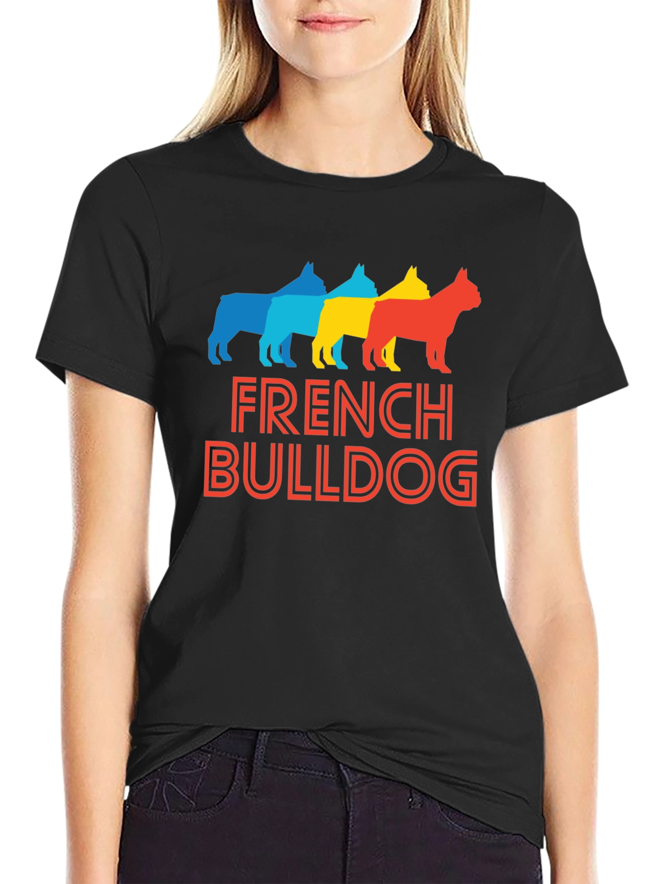 French Bulldog Retro Graphic Tee