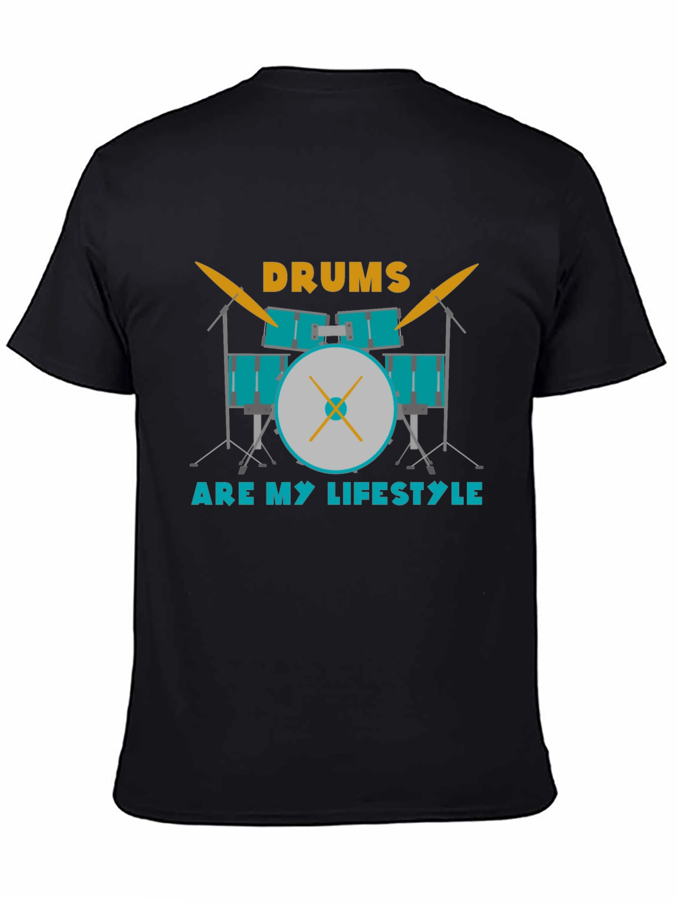 Drums Are My Lifestyle Graphic Tee - Musician T-Shirt