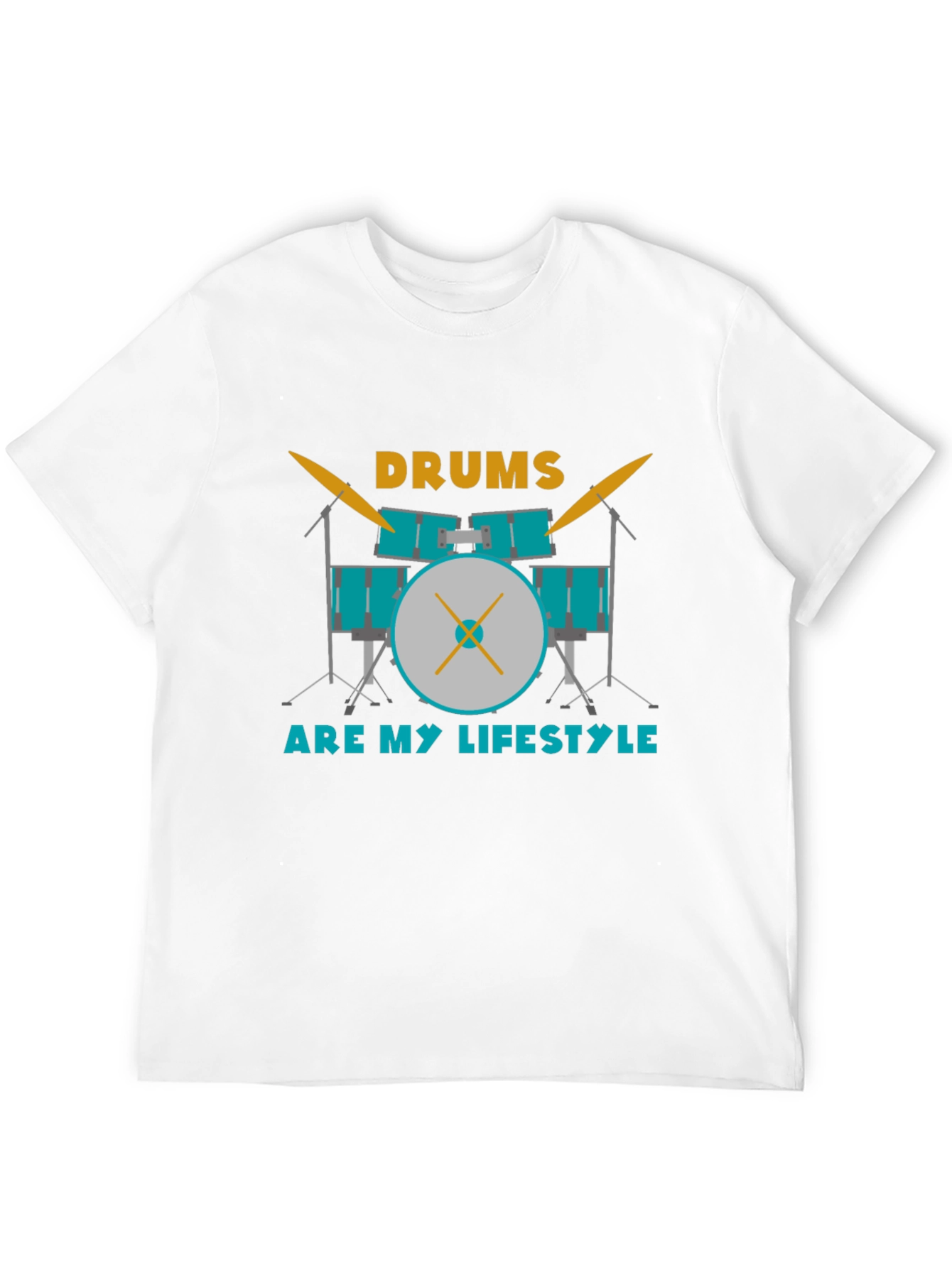 Drums Are My Lifestyle Graphic Tee - Musician T-Shirt