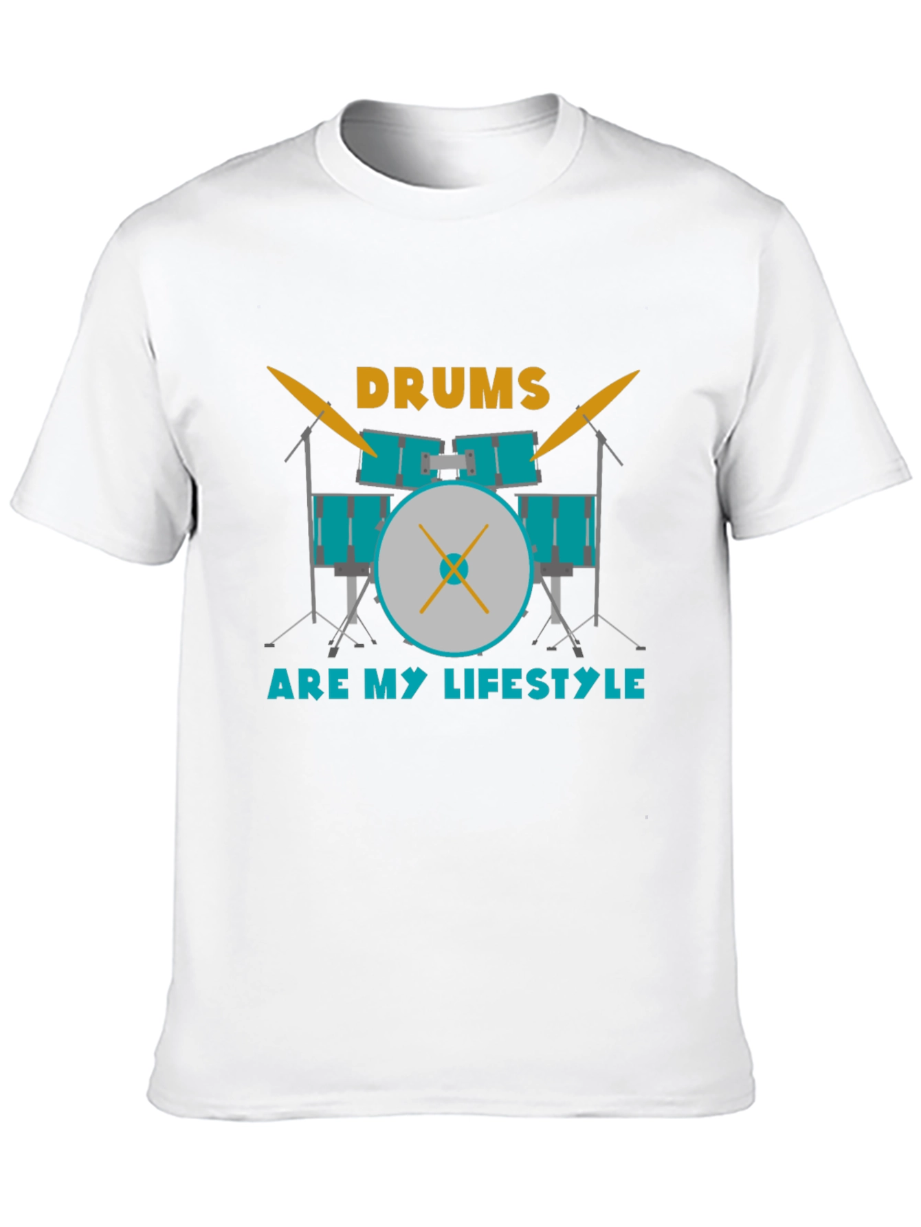Drums Are My Lifestyle Graphic Tee - Musician T-Shirt