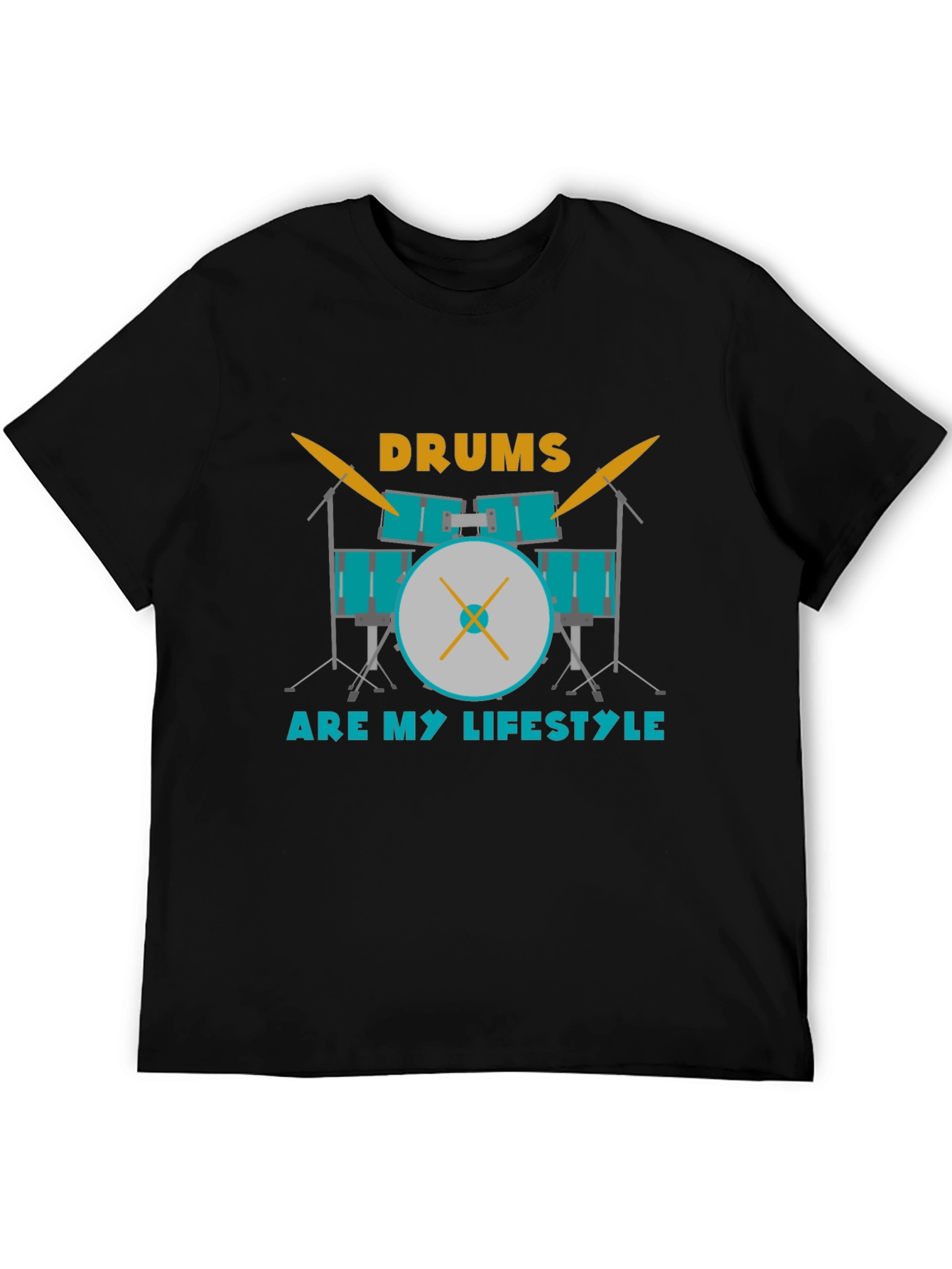 Drums Are My Lifestyle Graphic Tee - Musician T-Shirt