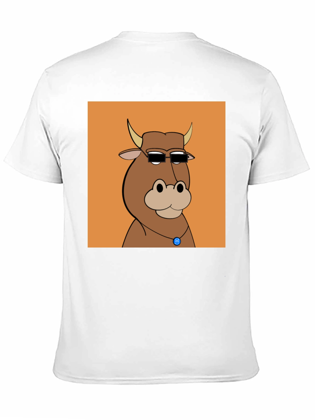 Cool Cartoon Cow Graphic Tee