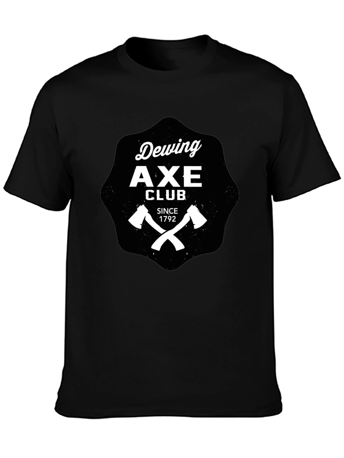 Dewing Axe Club Graphic T-Shirt - Black
