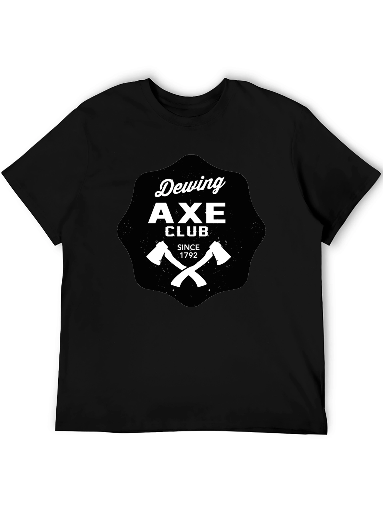 Dewing Axe Club Graphic T-Shirt - Black