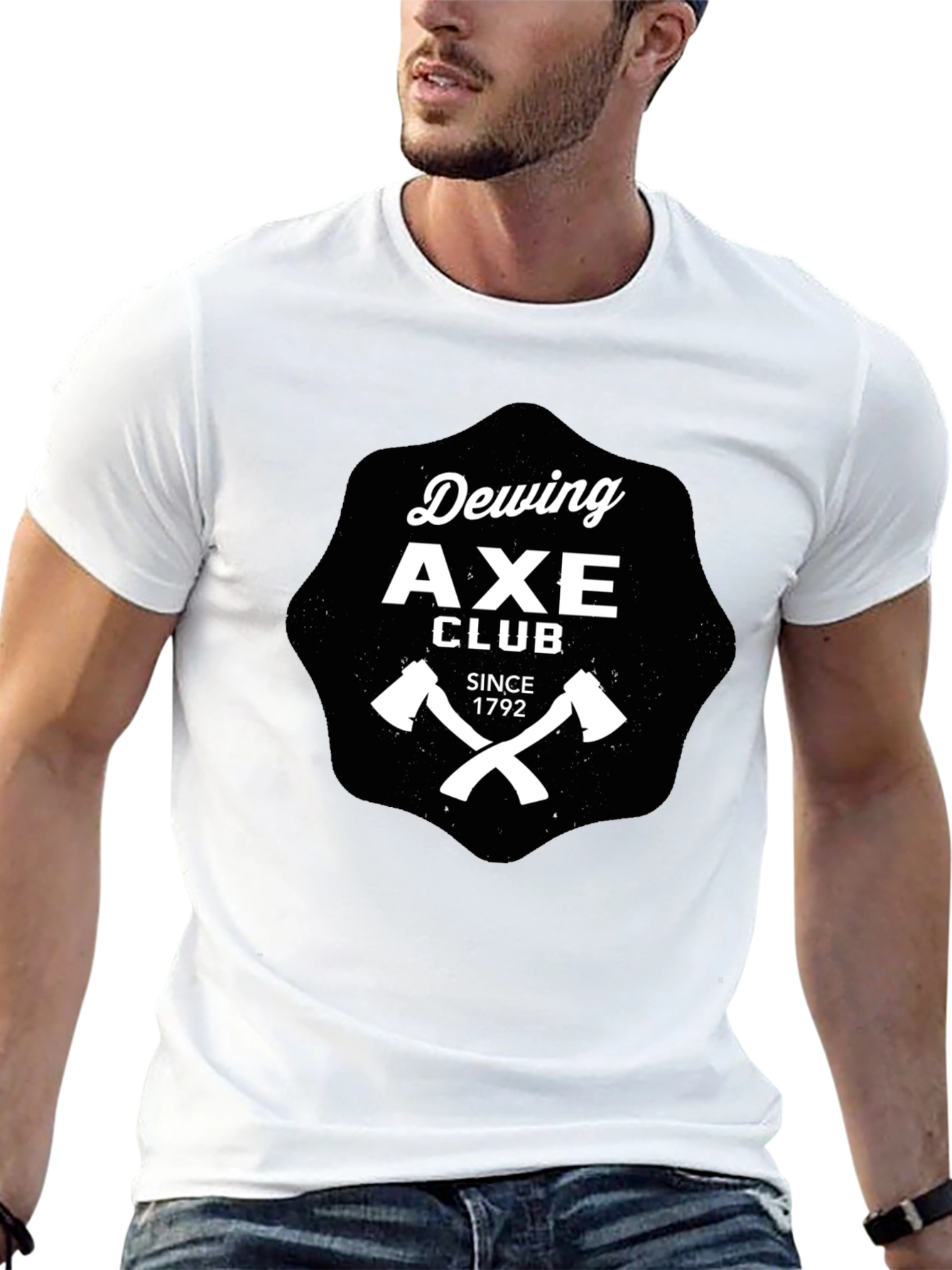 Dewing Axe Club Graphic T-Shirt - Black