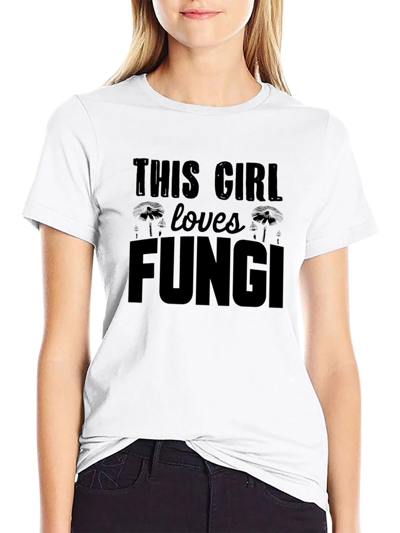 This Girl Loves Fungi T-Shirt - Funny Mushroom Tee