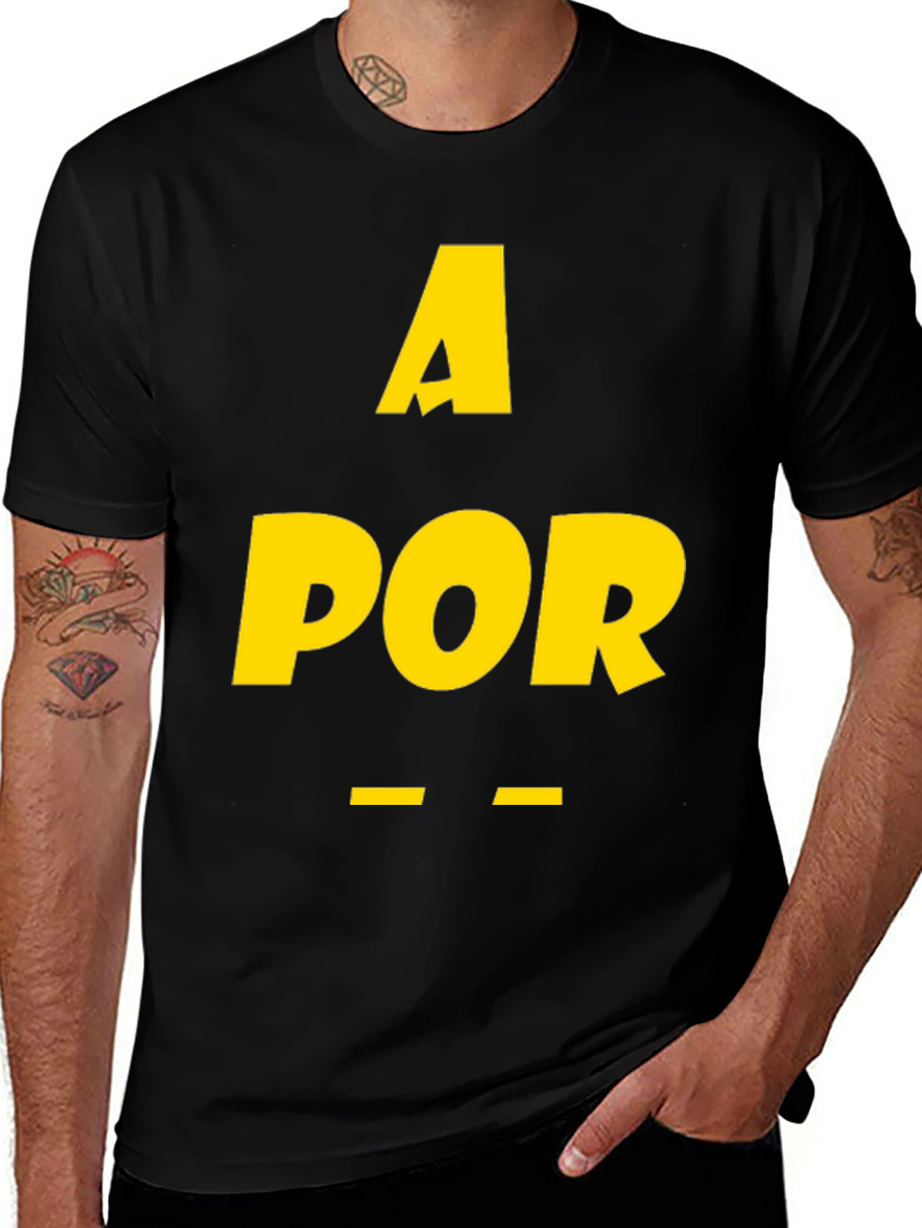 A Por - Mens Graphic T-Shirt