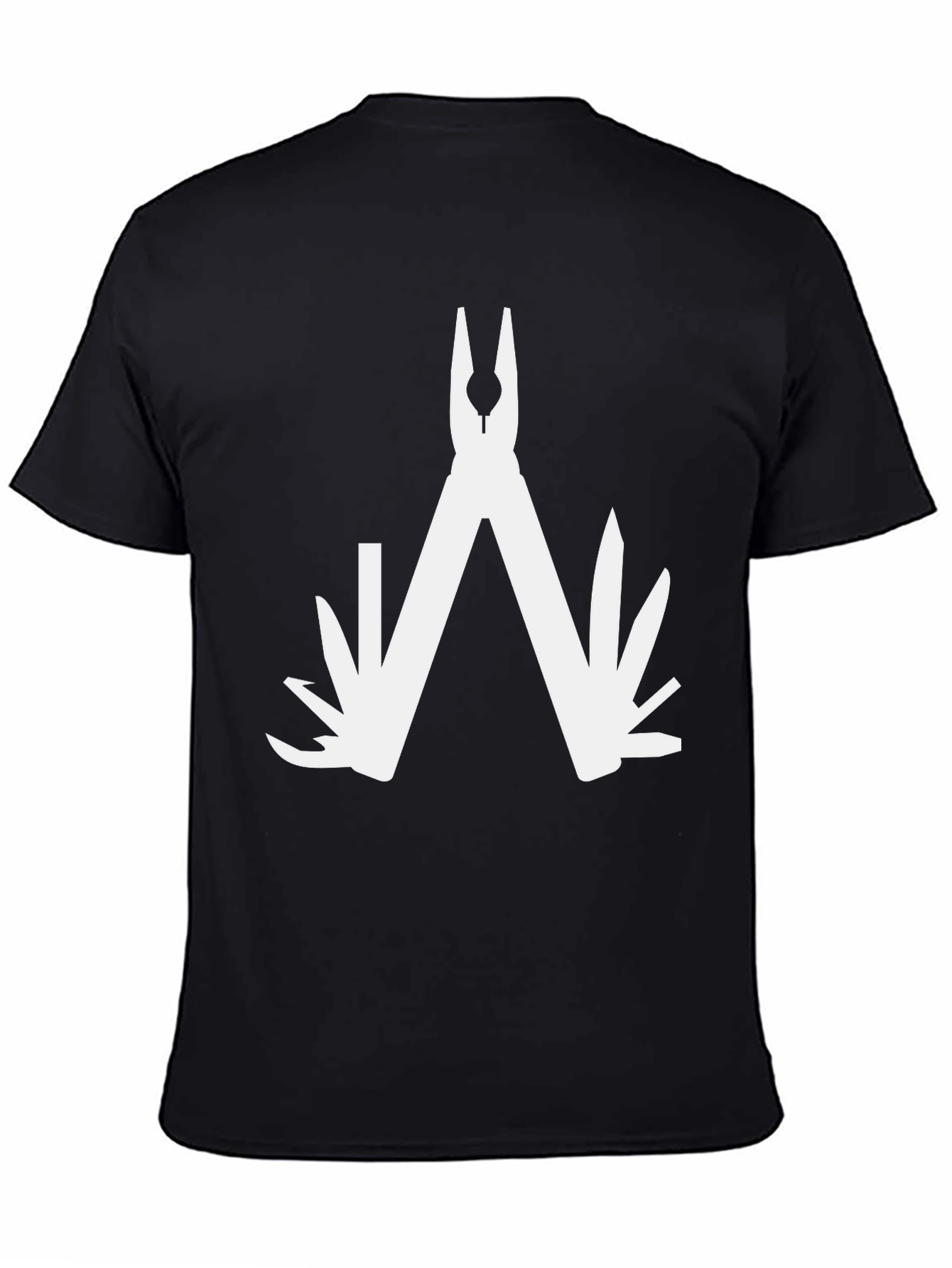 Multi-Tool Graphic Tee - Black Cotton Blend