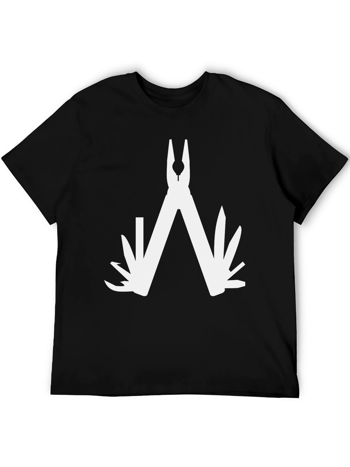 Multi-Tool Graphic Tee - Black Cotton Blend