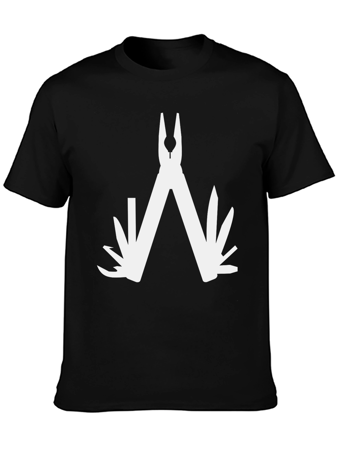 Multi-Tool Graphic Tee - Black Cotton Blend