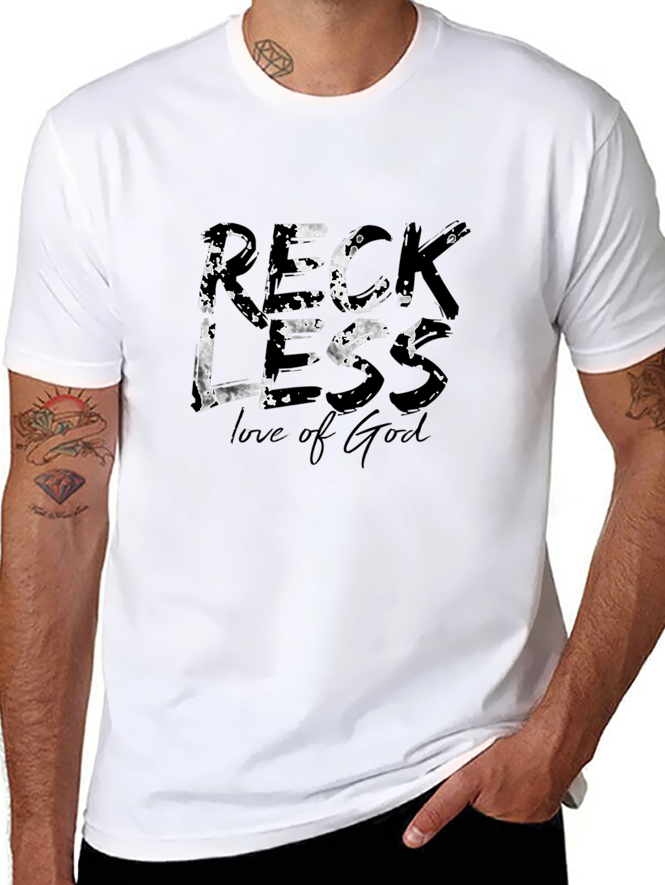 Reckless Love of God Black Graphic T-Shirt
